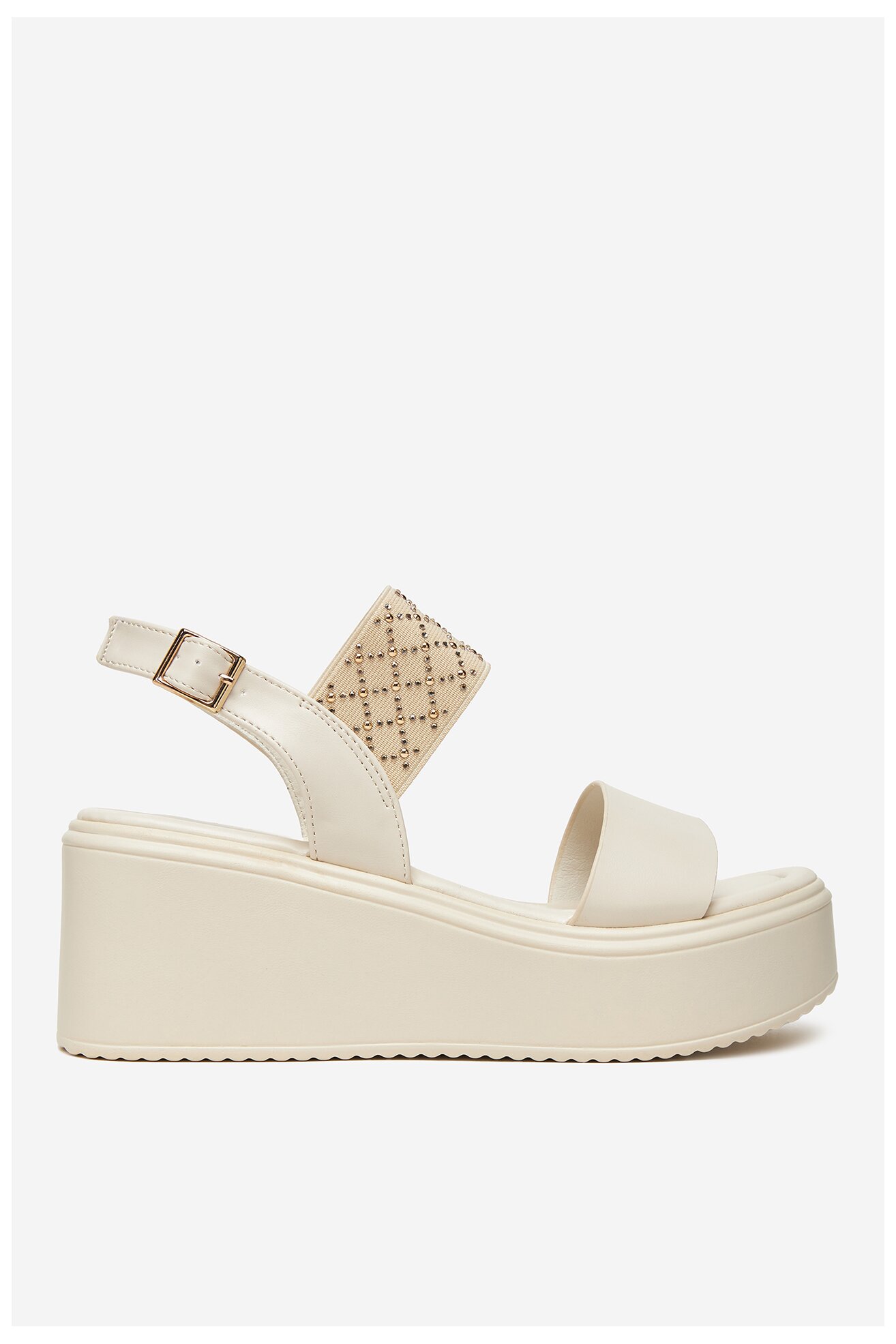 Sandały Clara Barson 3T8482-26 Kremowy