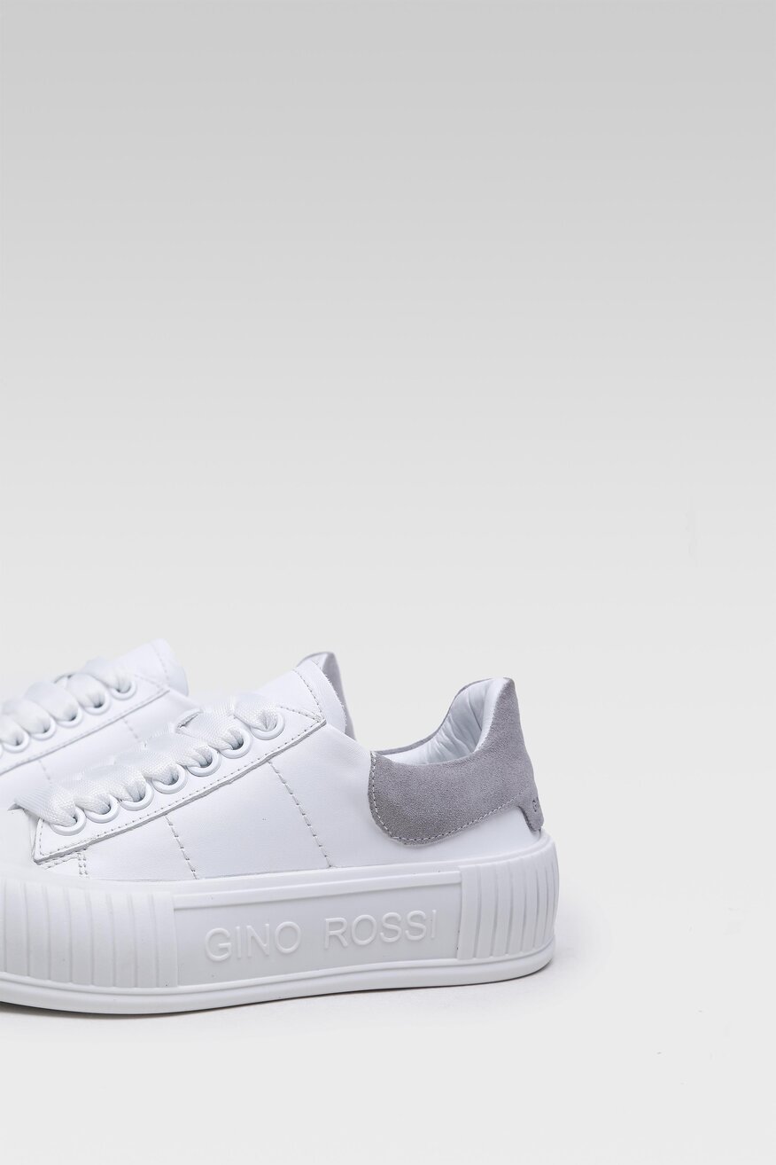 
                Gino Rossi Sport - Skórzane sneakersy pastelowe - 5904248717070