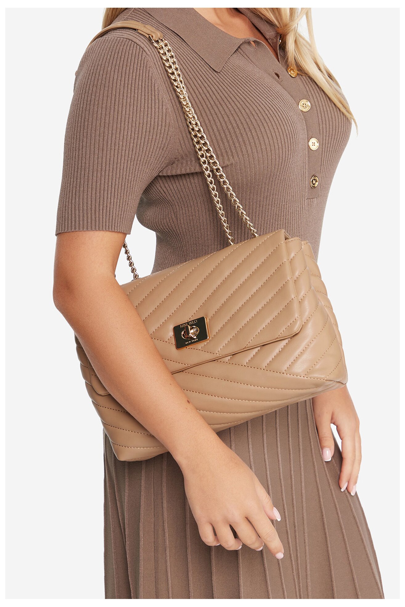 Kézitáska NINE WEST CEO-SUSAN-LA513-561 BÉZS