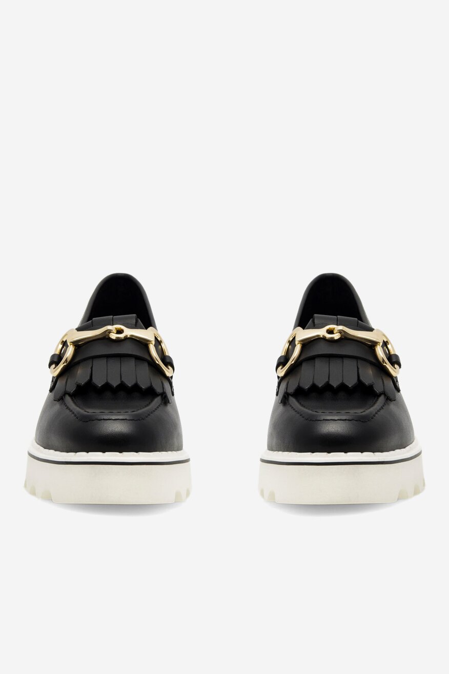 Badura - Loafersy skórzane - 5905588463467