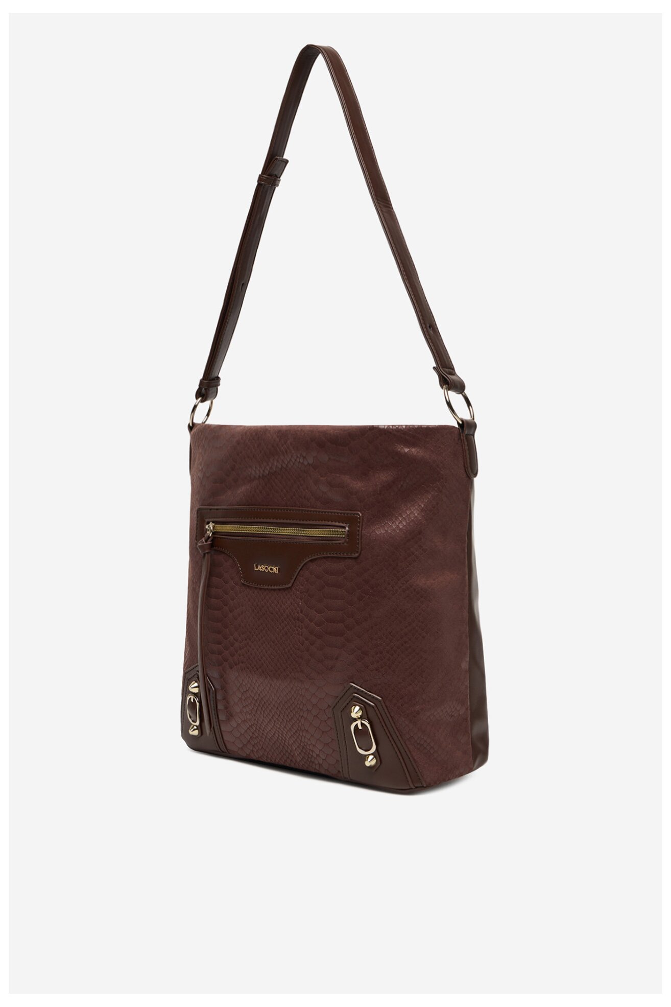Дамска чанта Lasocki C-LSK-X-007-08 КАФЯВ