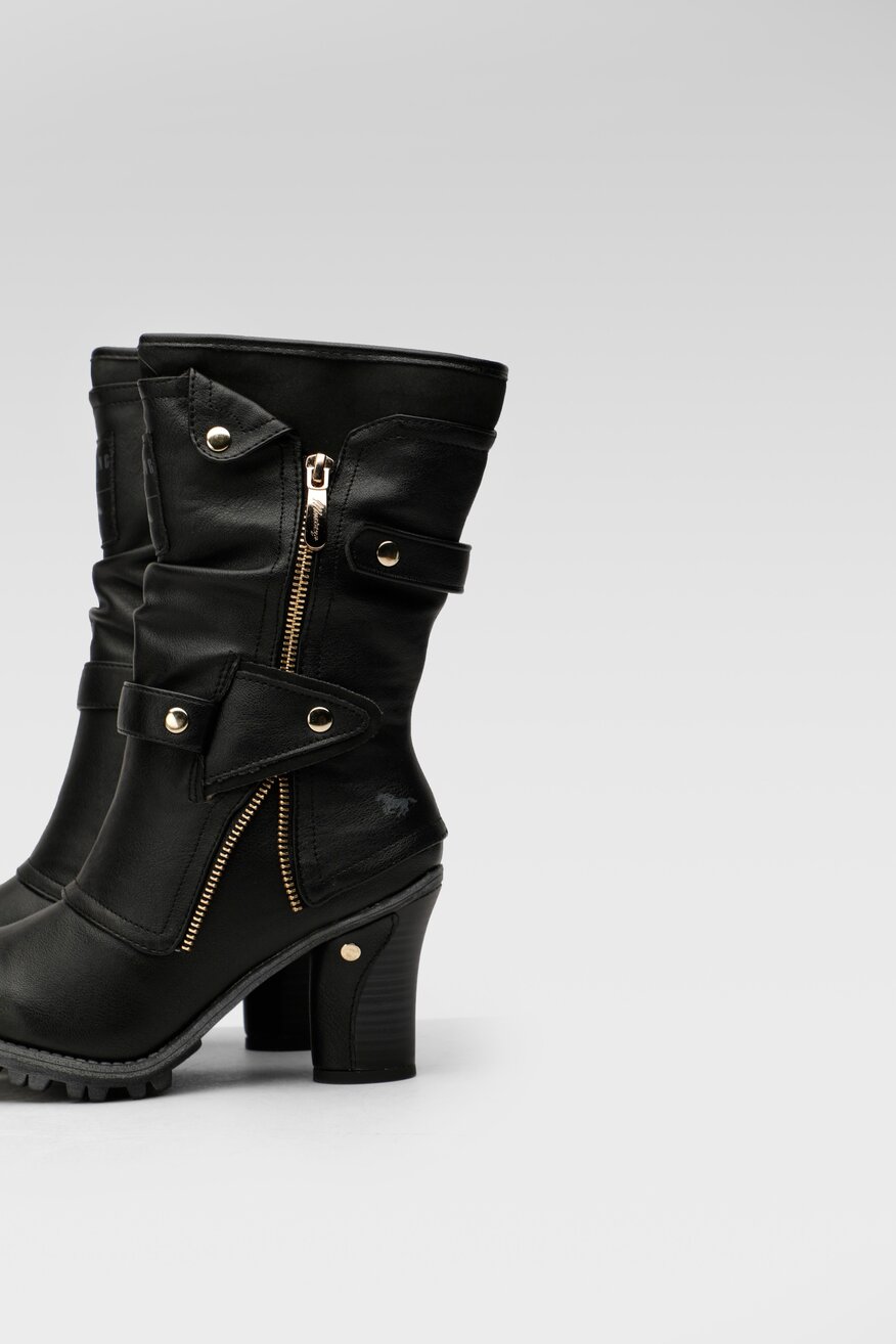 Mustang - Kozaki czarne - 5904862163932