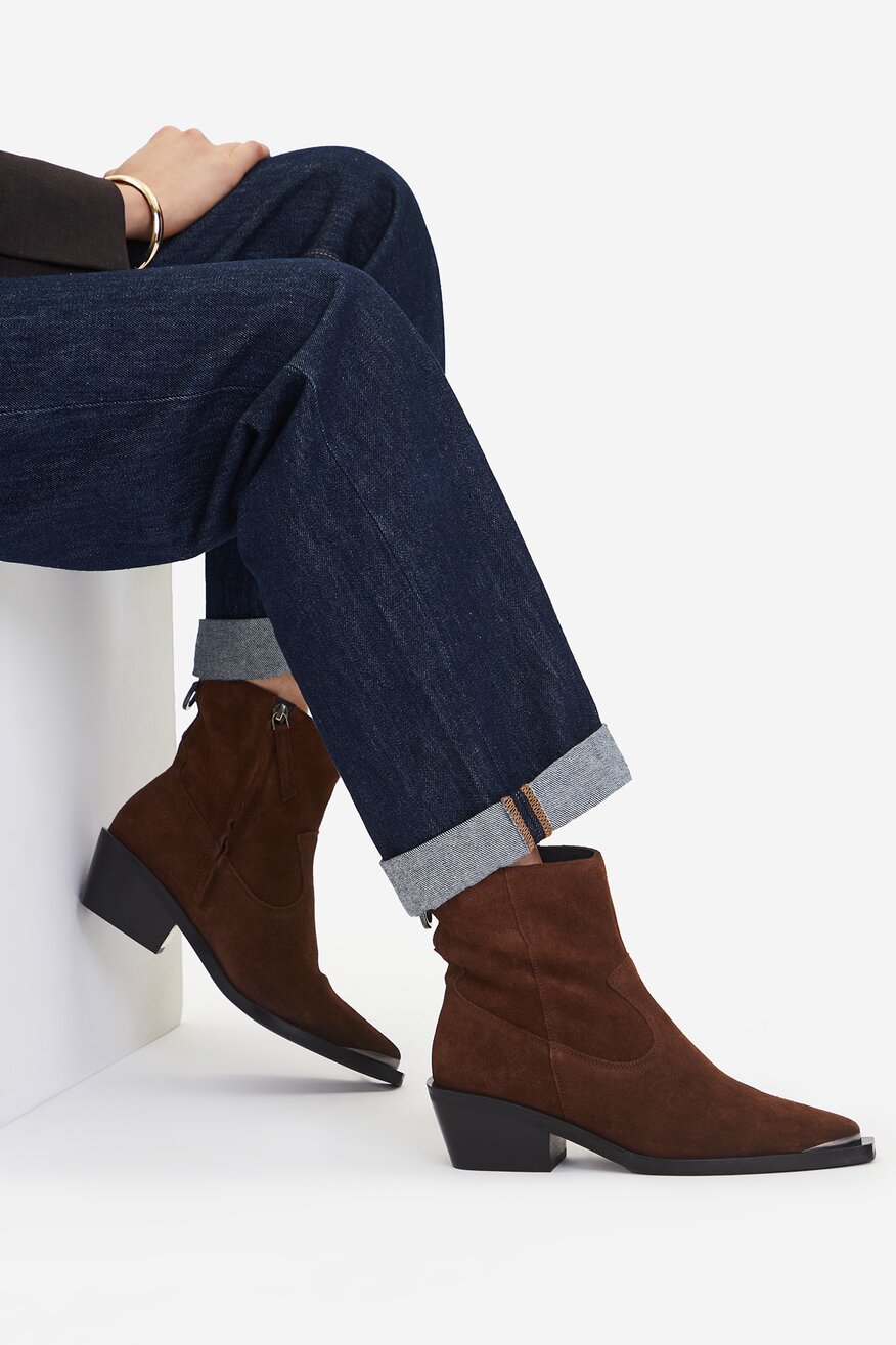 Gino Rossi - Kowbojki zamszowe - 5906751299302