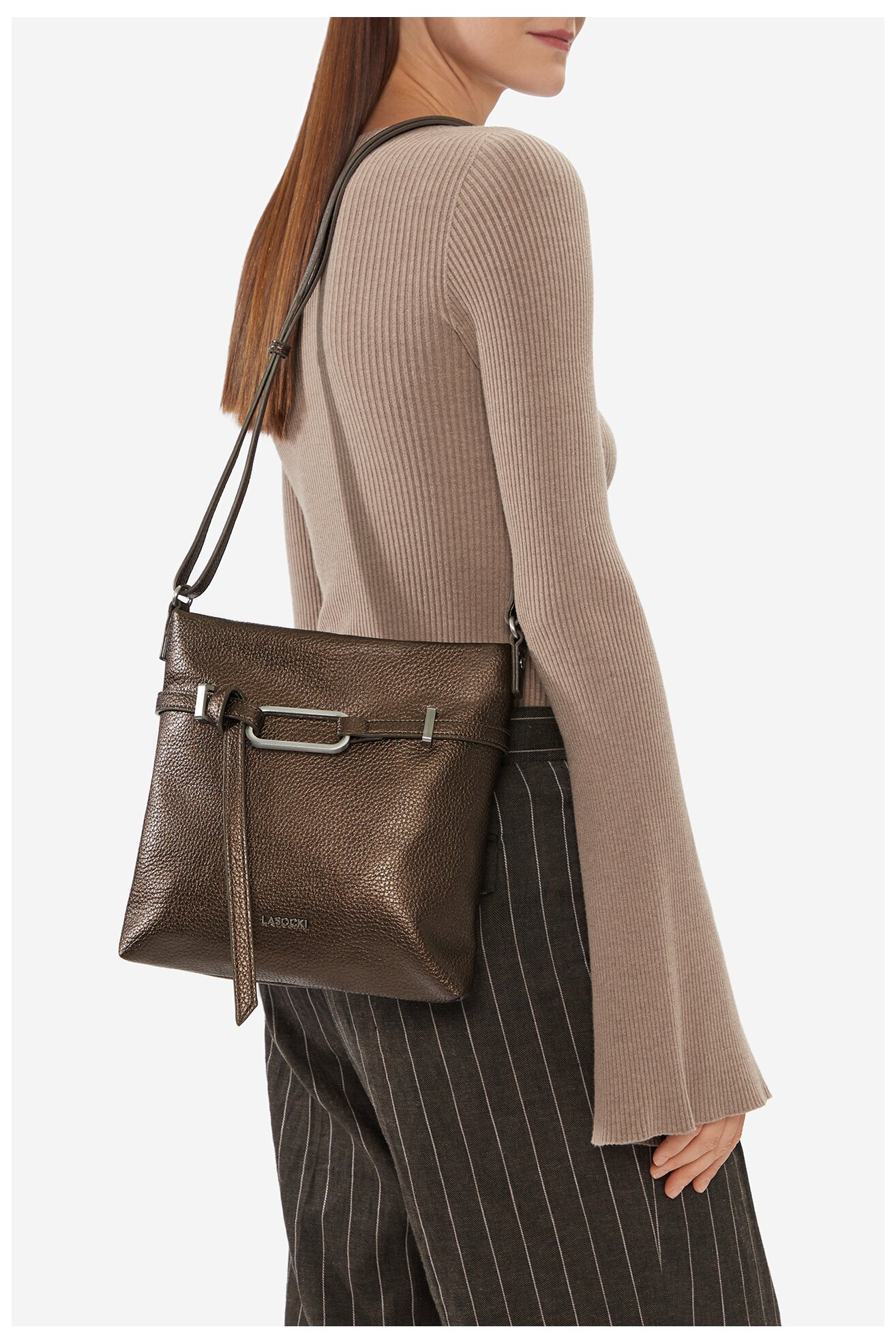 Kézitáska Lasocki LSK-K-052-06 SZÜRKE