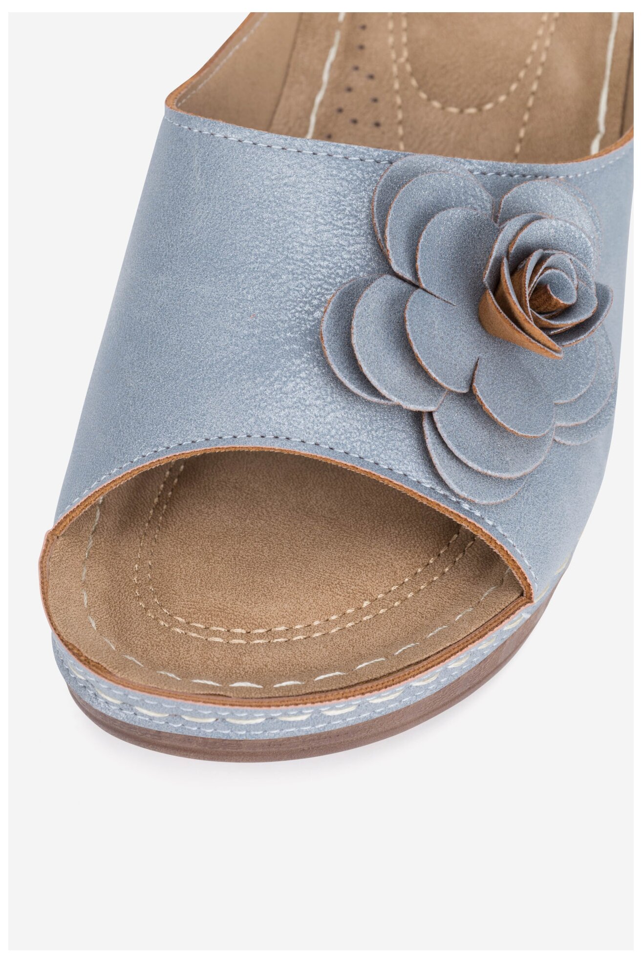 Klapki Clara Barson WYL05010-29 Niebieski