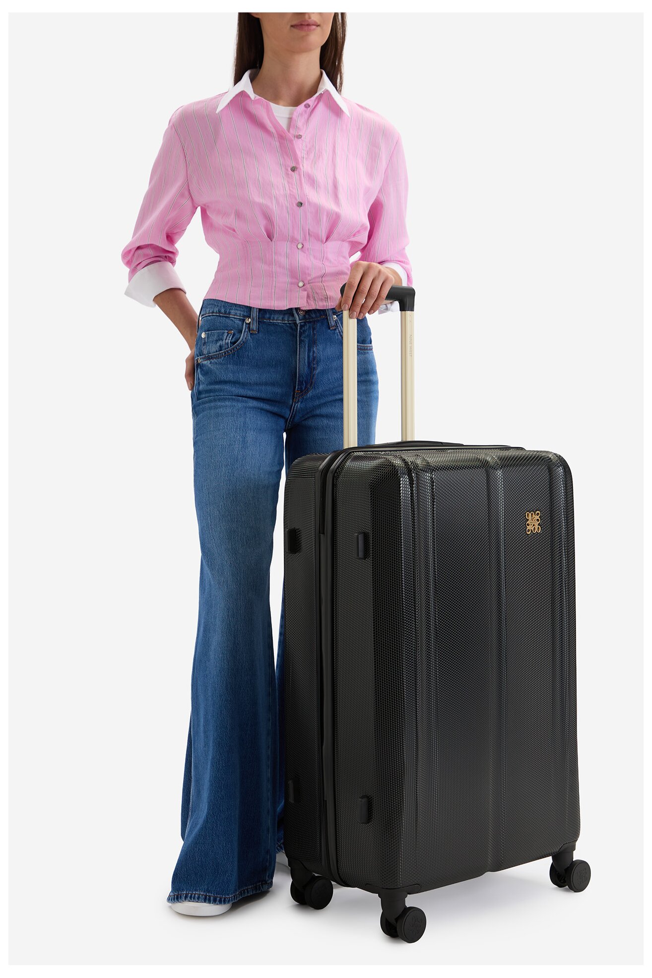 Walizka NINE WEST CEO-NW-L-003-09 BLACK Czarny