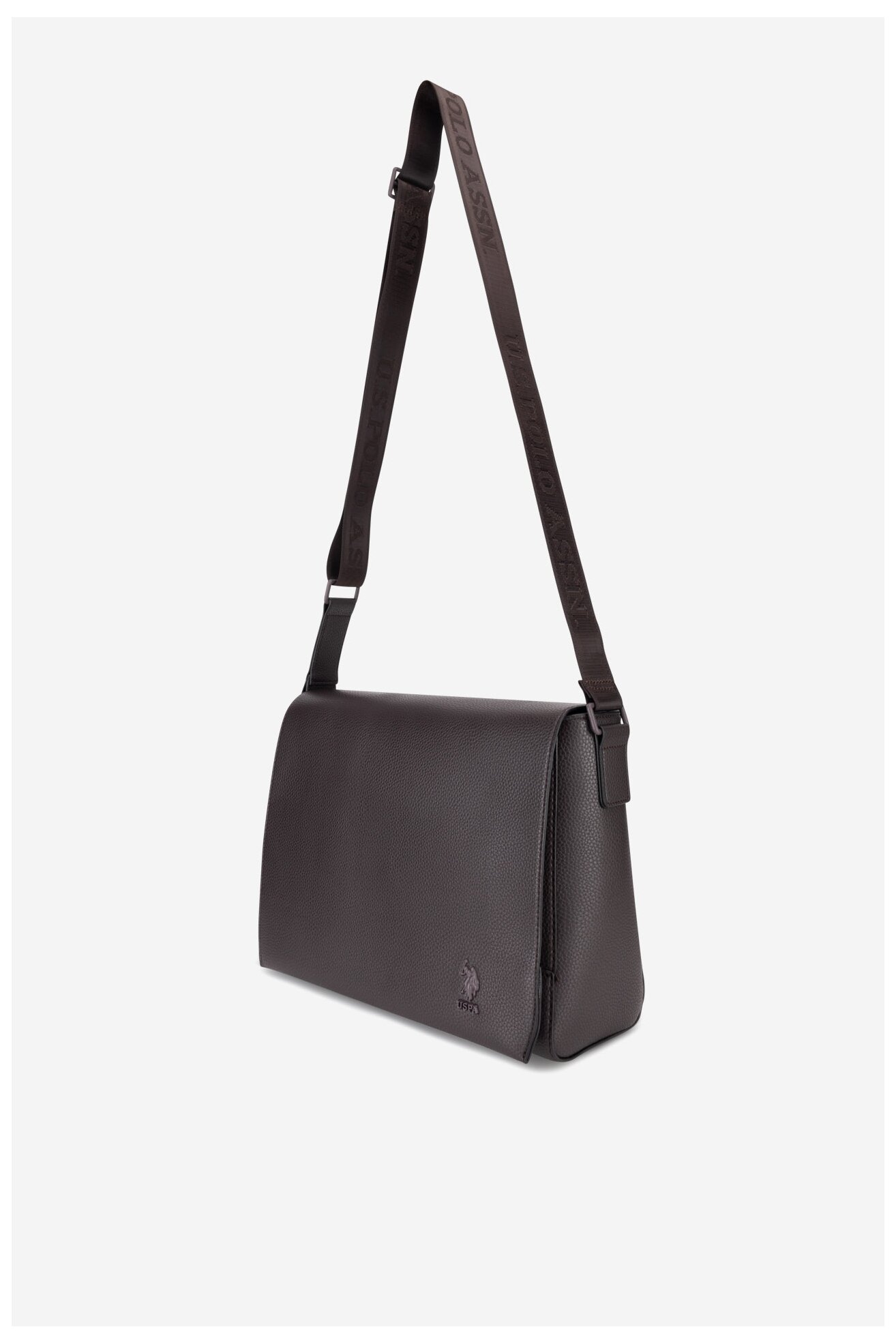 Мъжка чанта U.S. POLO ASSN. BEUXT5747MVP ТЪМНОКАФЯВ