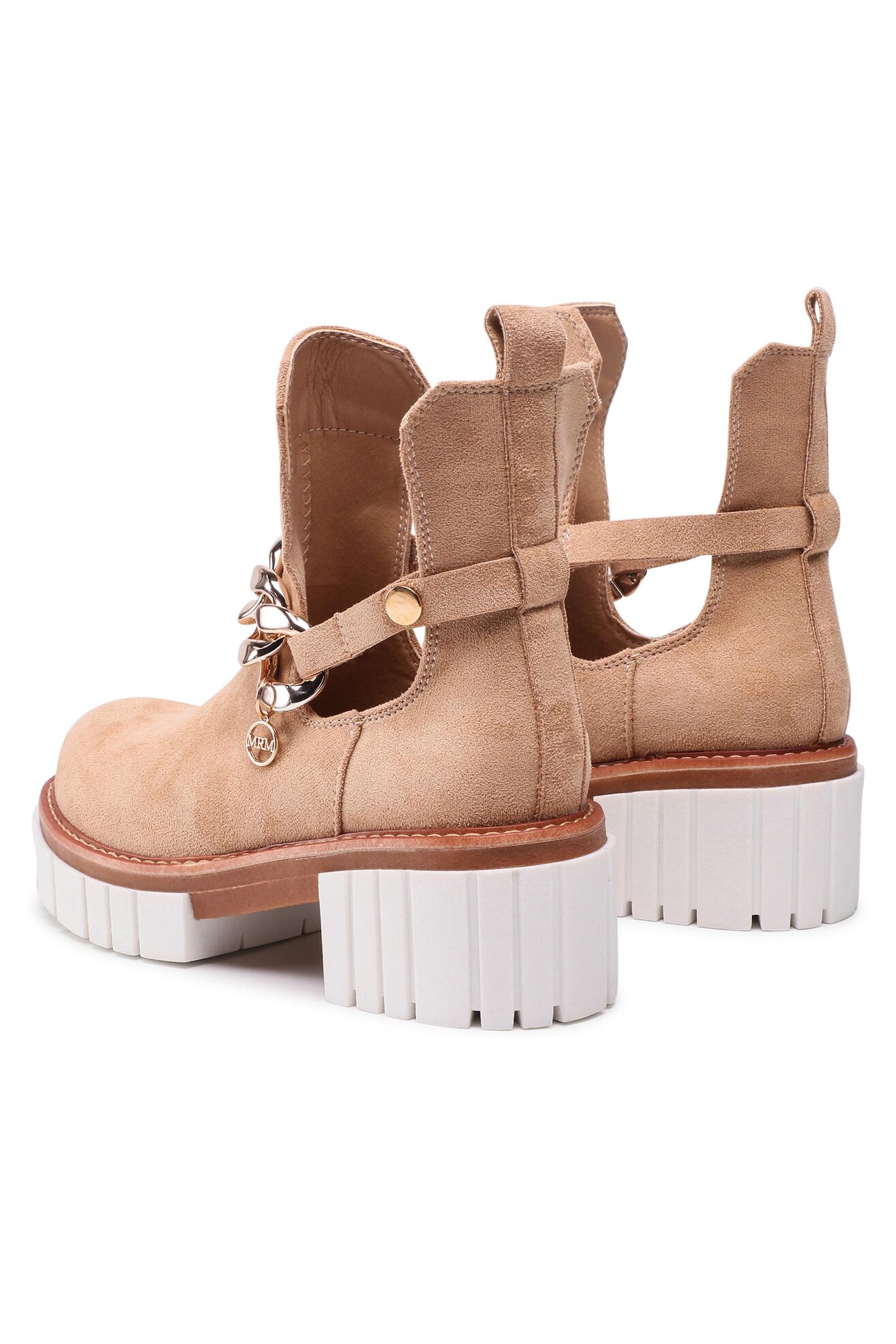 Botki DeeZee WS5785-01 Beżowy ciemny