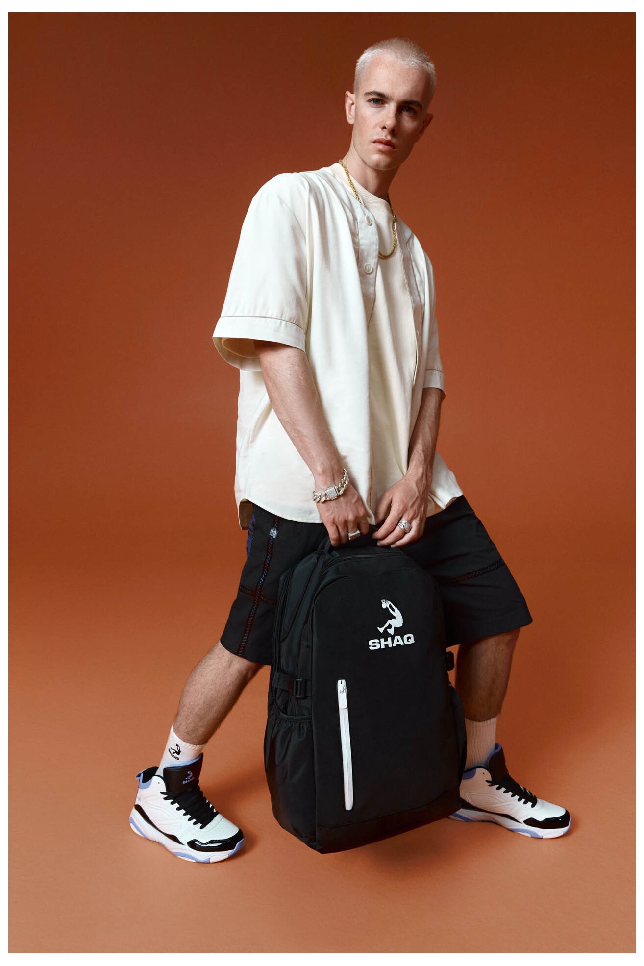 Obuwie sportowe SHAQ SHAQNOTIZE AQ95000M-WBL Biały