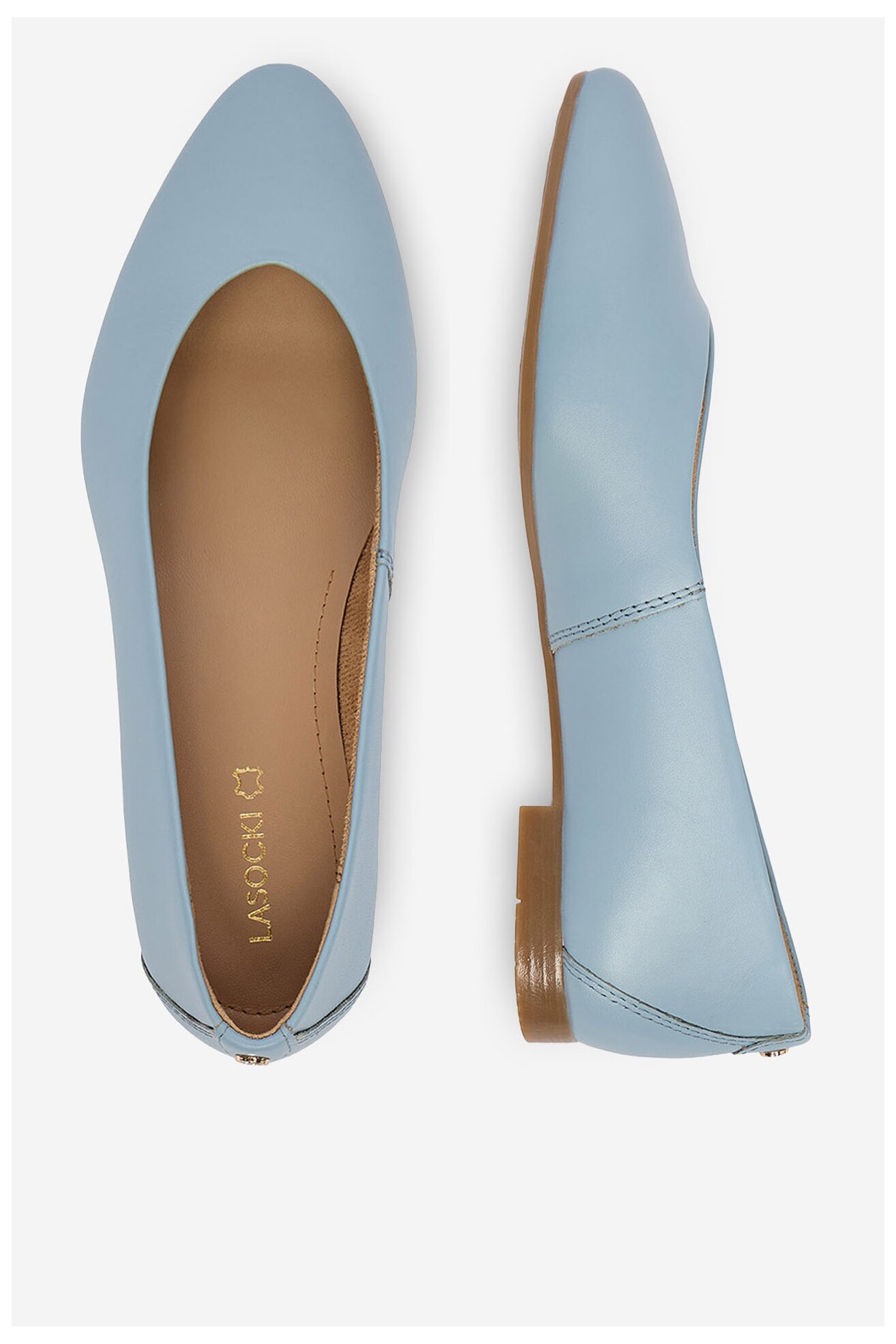Baleriny Lasocki CEO-RST-KAJA-66 Niebieski jasny