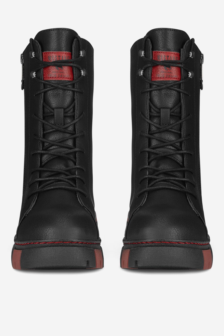 
                Bocanci Mustang NEGRU - 5905588865094