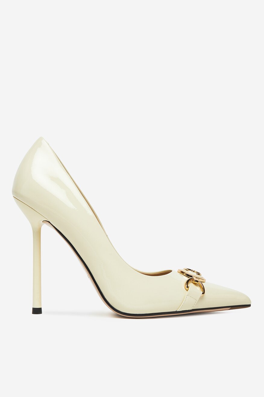 Pantofi cu toc EVA MINGE ALB - 5906751283486