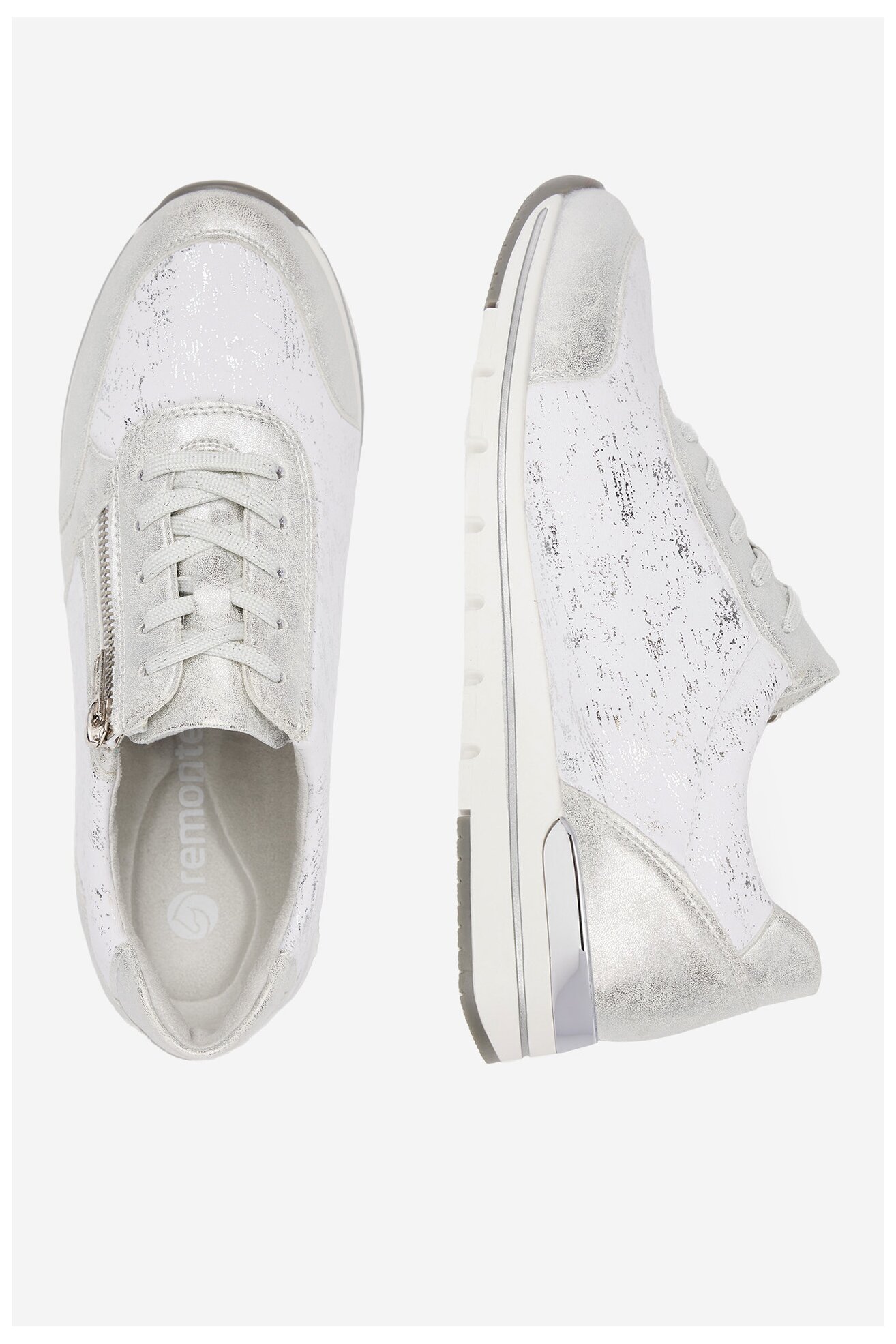 Sneakerși Remonte R6700-91 ARGINTIU