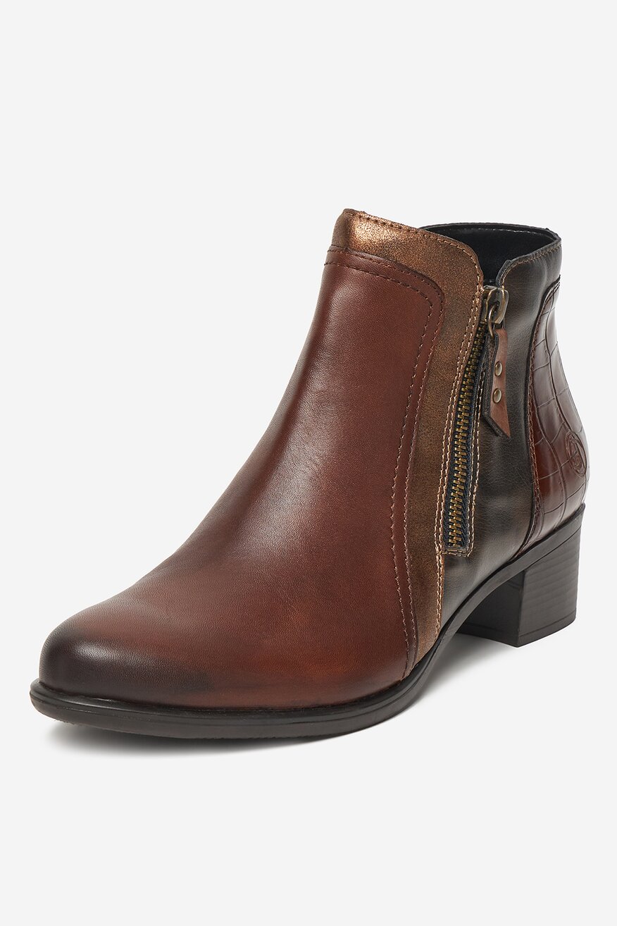 Kotníková obuv Remonte HNĚDÁ - 2230085561334