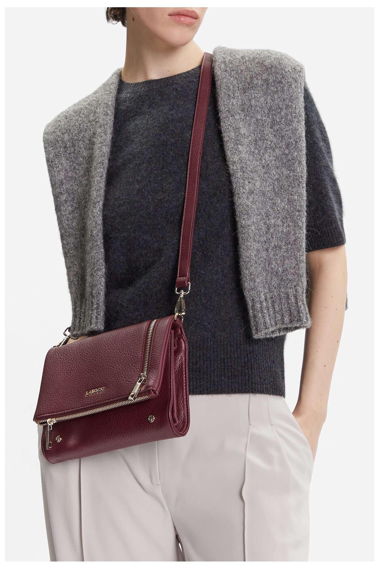 Torebka Lasocki LSK-K-028-06 Bordowy