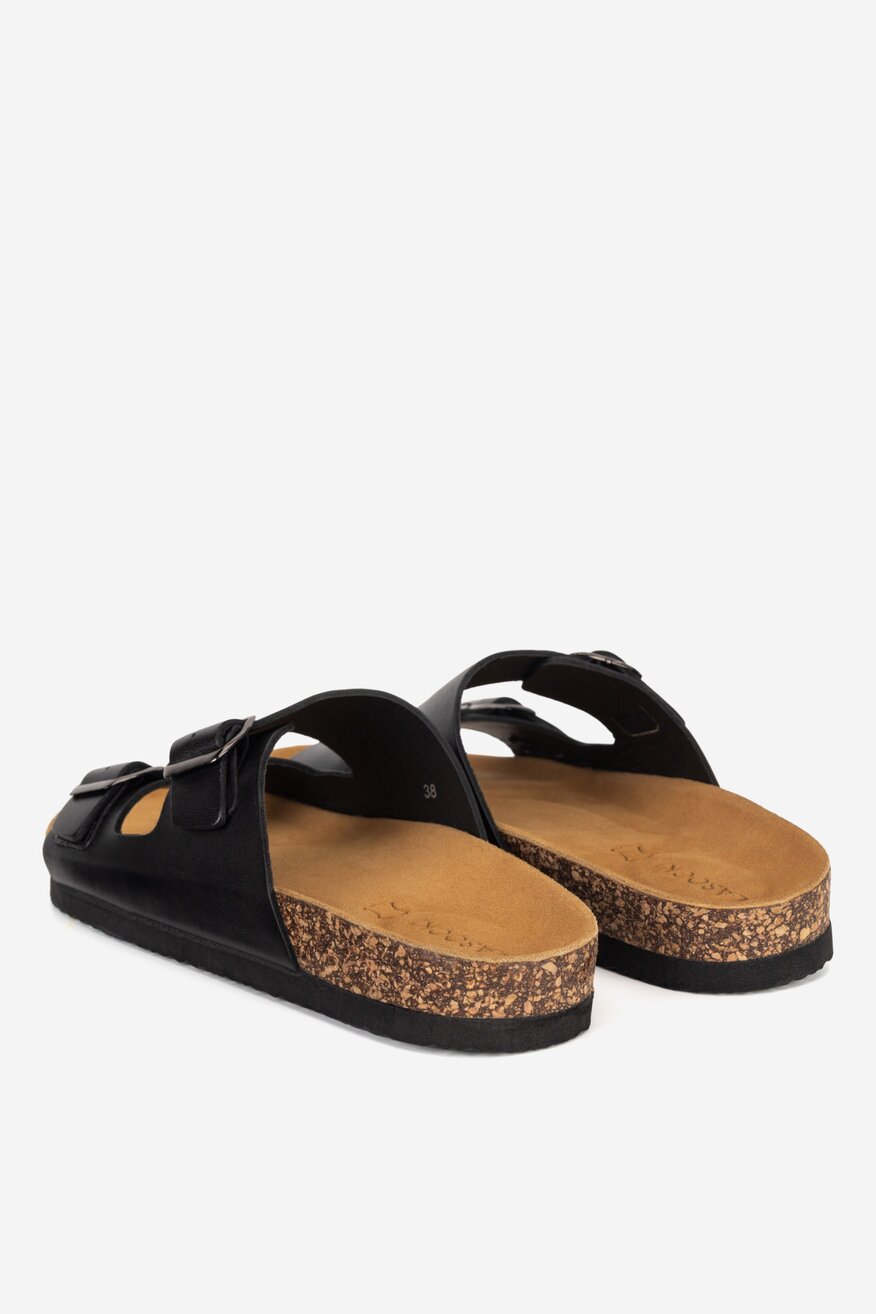 
                Lasocki - Klapki skórzane - 5905588676287