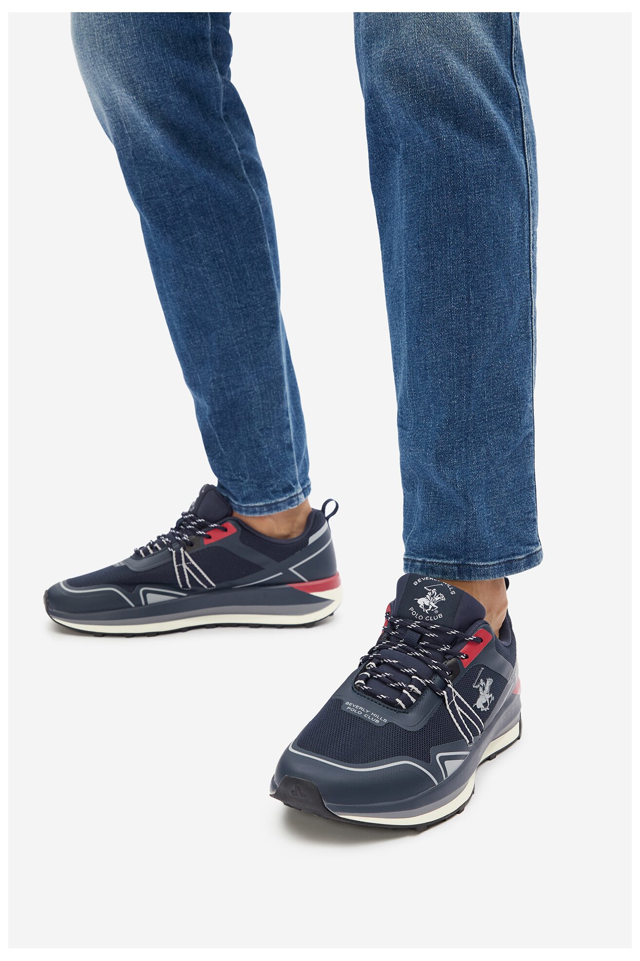 Sneakers Beverly Hills Polo Club VSS25-B006 Granatowy