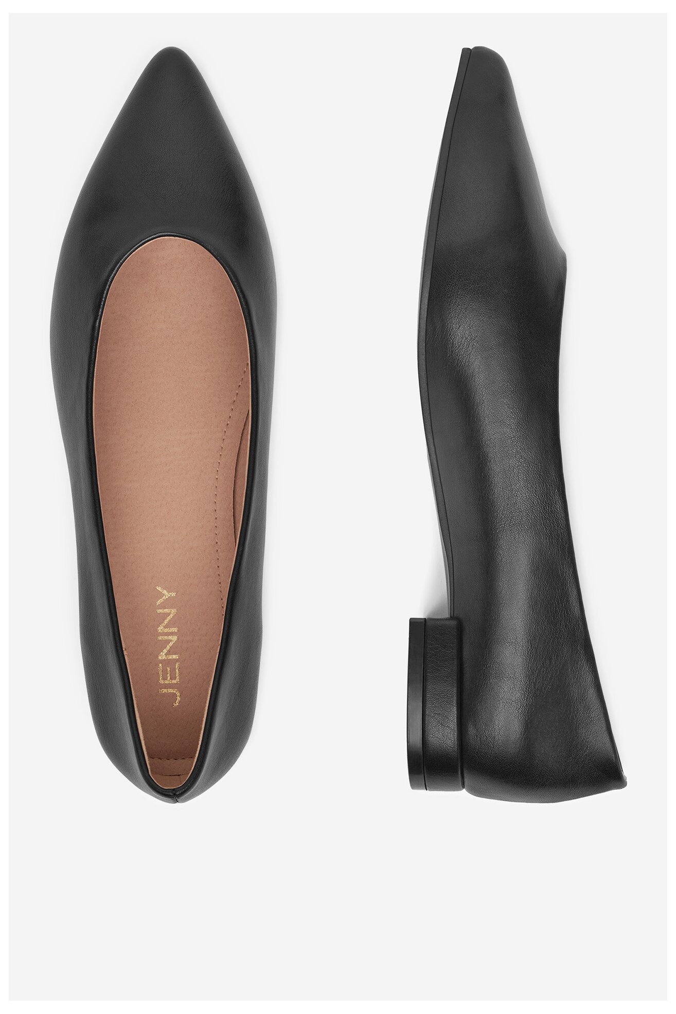 Baleriny Jenny WS20019-11 Czarny