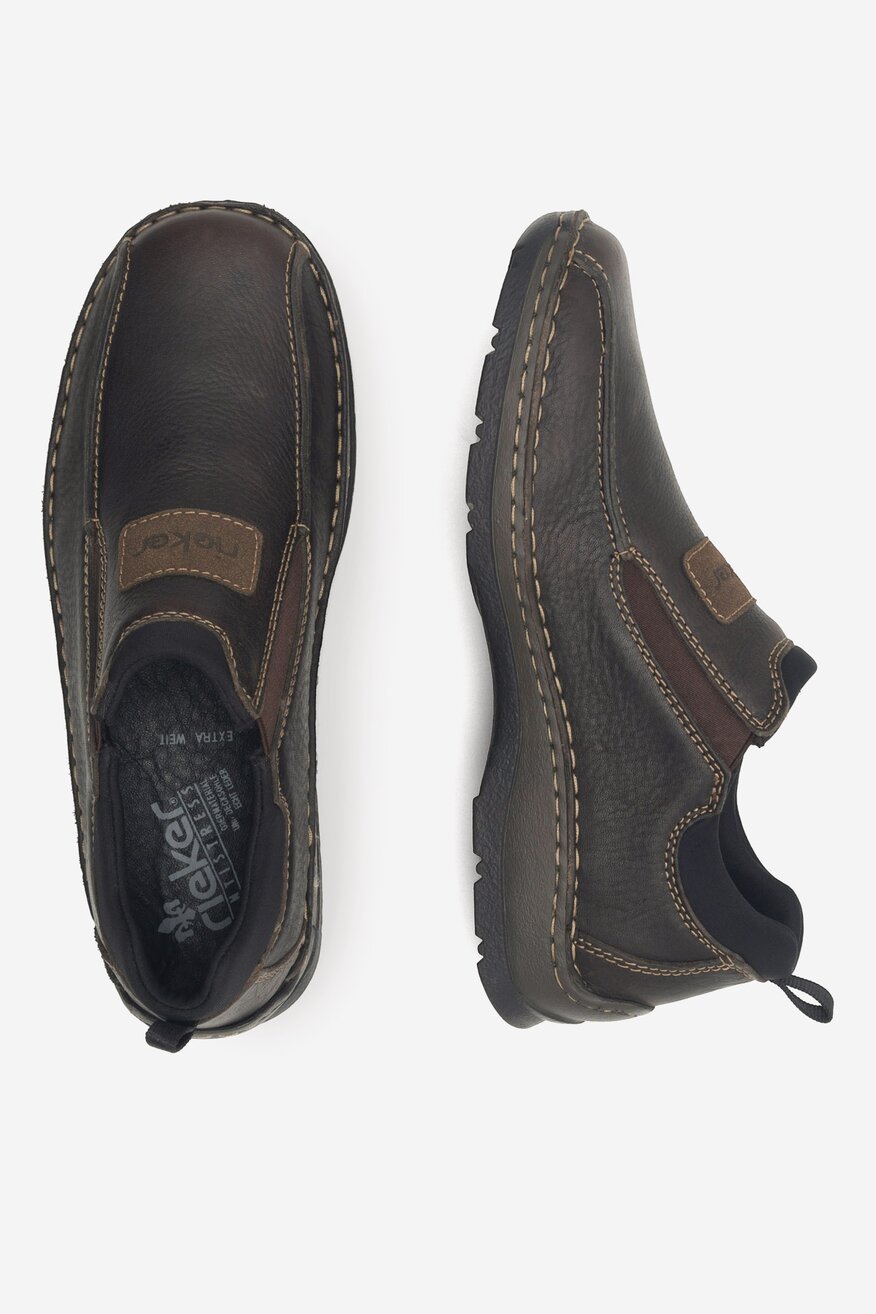 Polobotka Rieker HNĚDÁ - 5905588683667