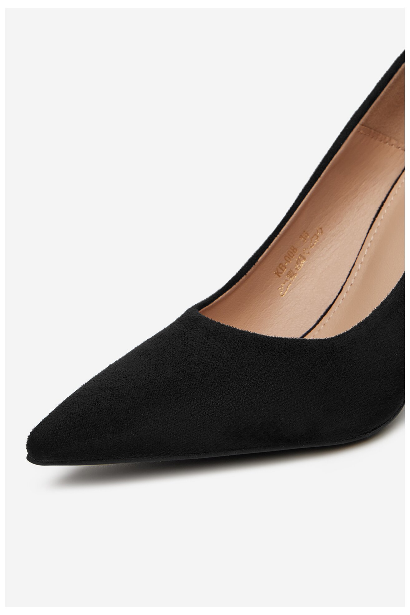 Елегантни обувки DeeZee KB-008A ЧЕРЕН