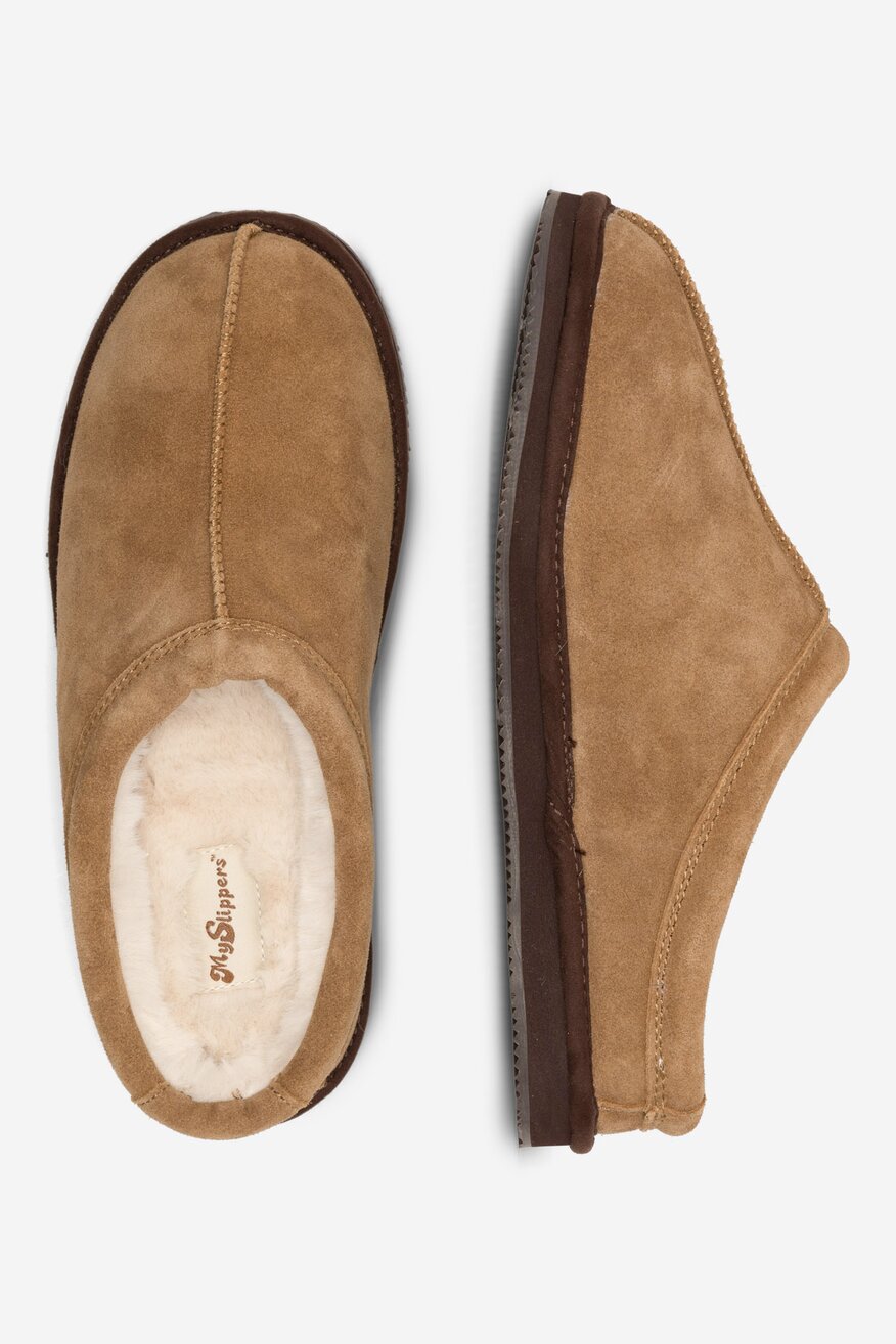 
                MYSLIPPERS - Kapcie skórzane - 2230055880397