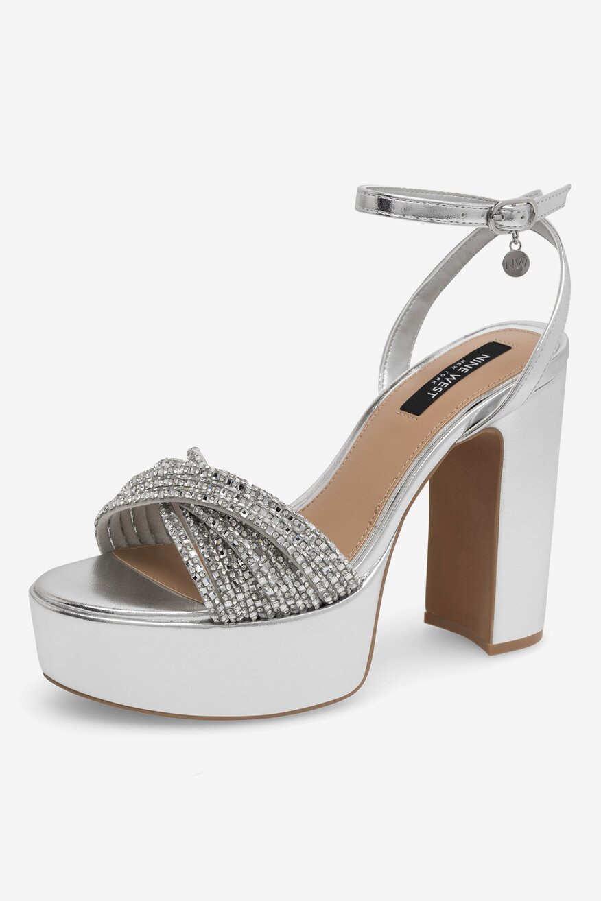 
                Сандалі NINE WEST СРІБНИЙ - 5905588592631