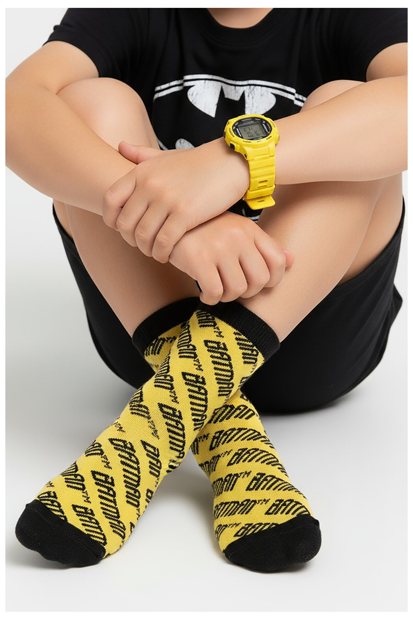 Čarape Batman CEO-ACCCS-AW25-205WBBAT(3-PACK) CRNA