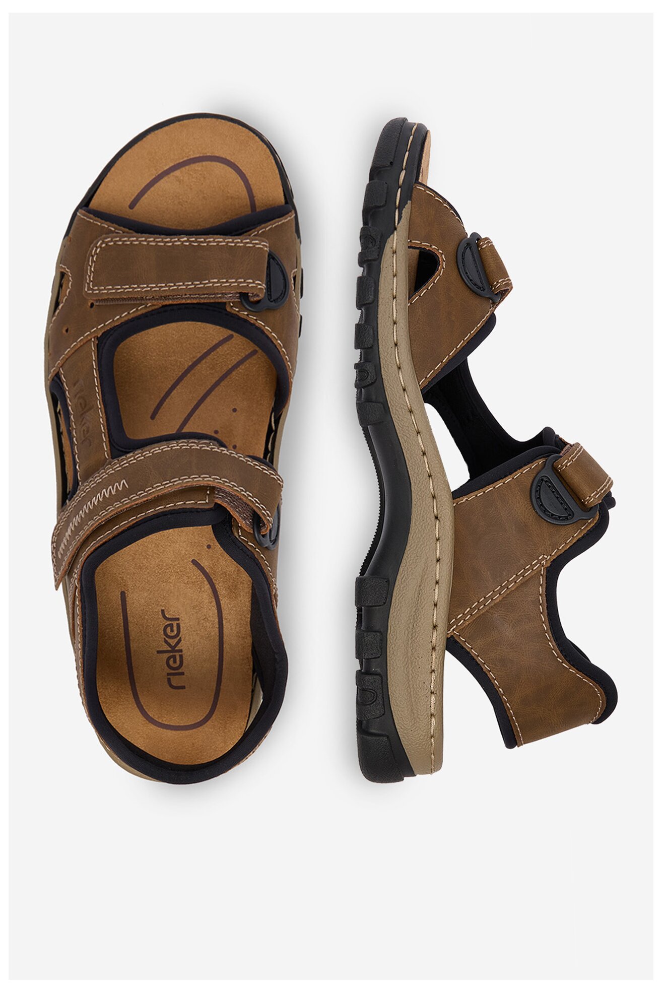 Sandały Rieker CEO-25084-24 Brązowy ciemny