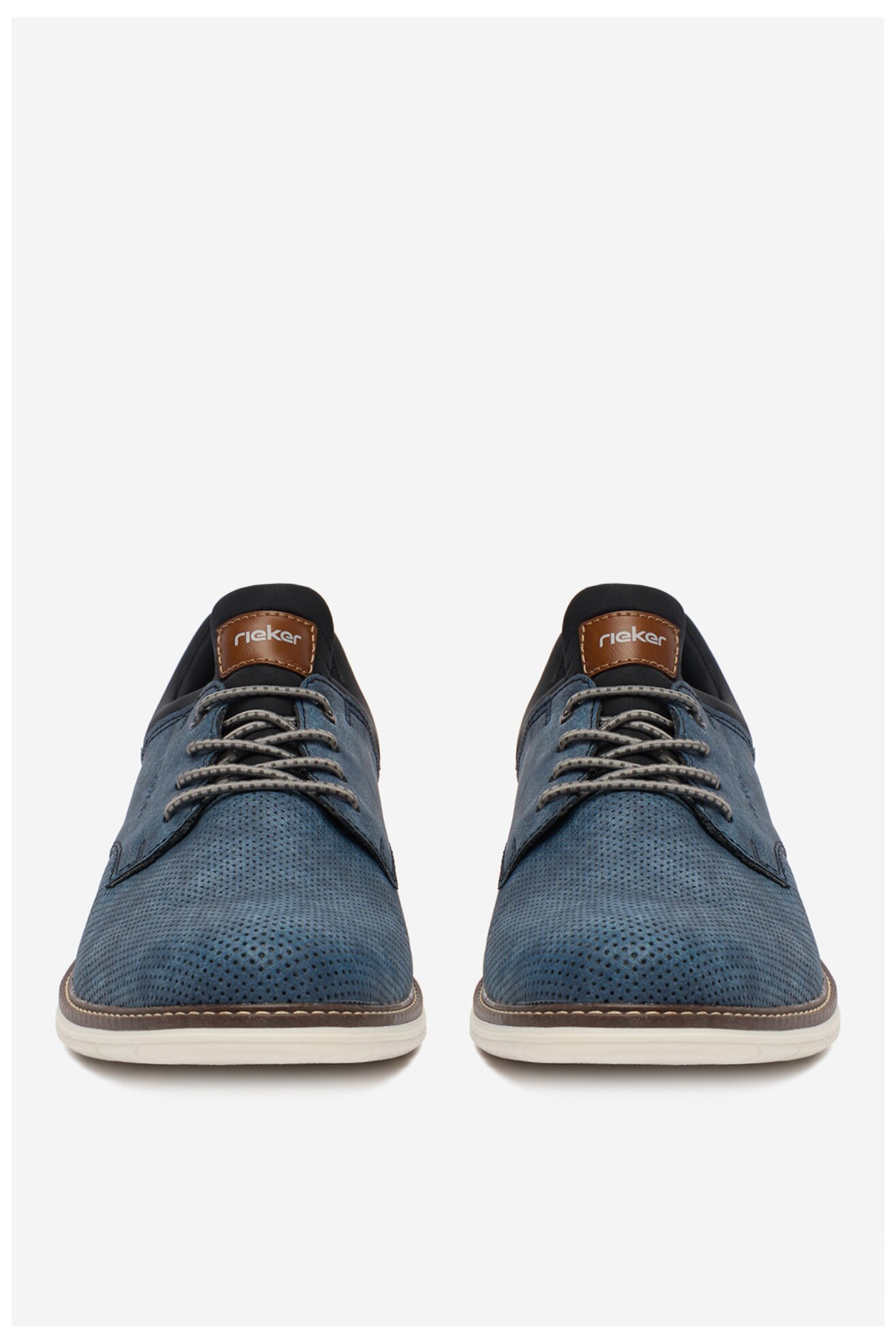 Półbuty Rieker CEO-14450-14 Jeansowy