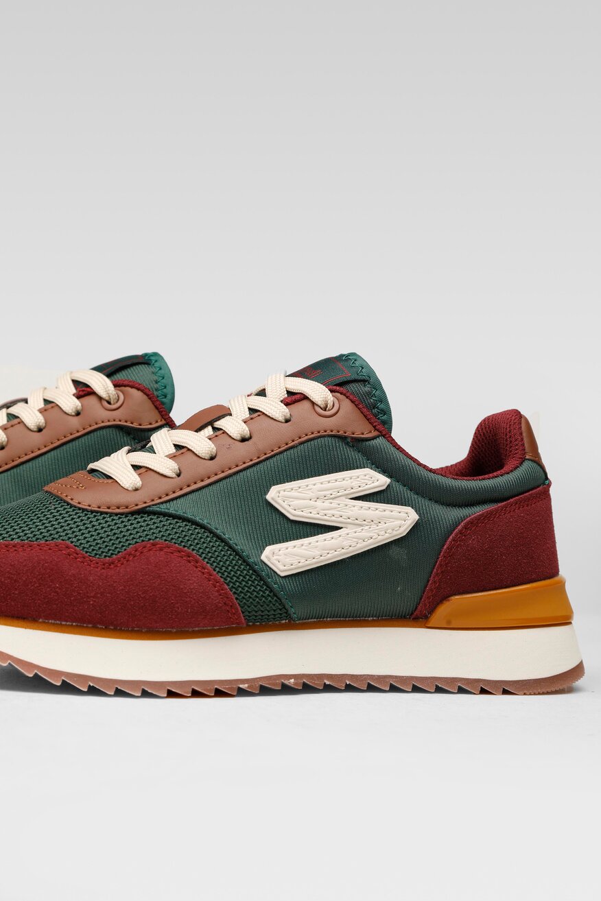 Sprandi - Obuwie sportowe zielone sznurowane - 5903698939667