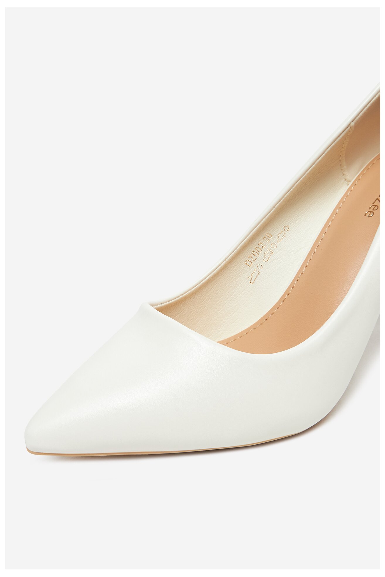 Czółenka DeeZee DZ002 Biały