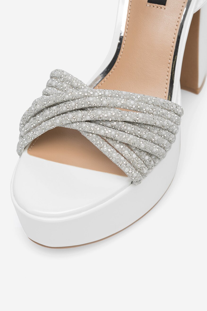 Sandály NINE WEST BÍLÁ - 5905588592624