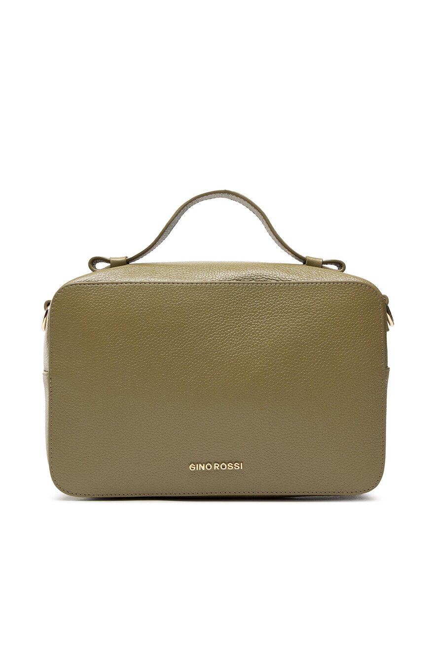 
                Gino Rossi - Torebka skórzana khaki - 5904248445041