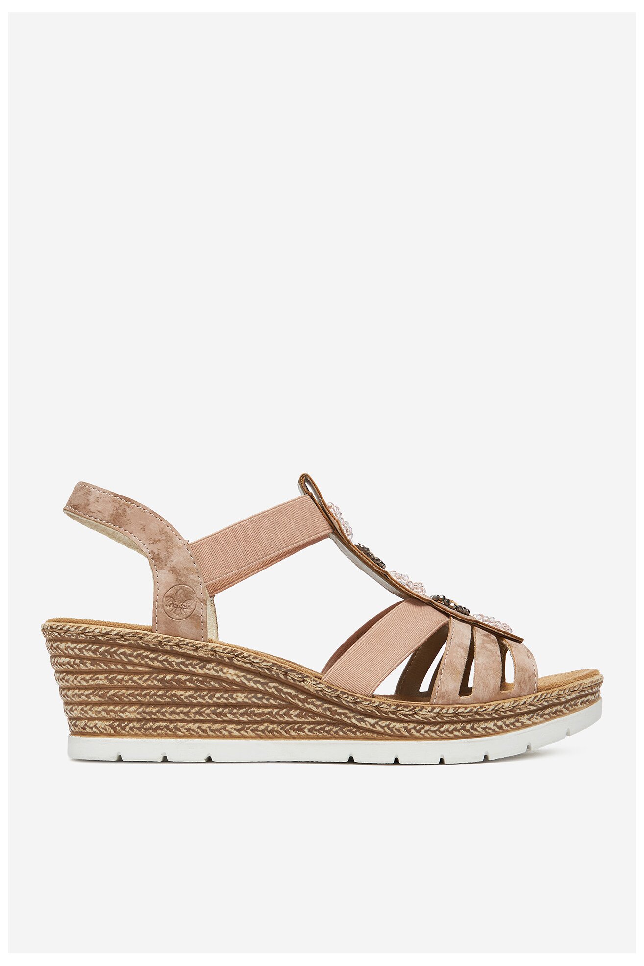 Sandały Rieker CEO-619B2-31 Różowy jasny