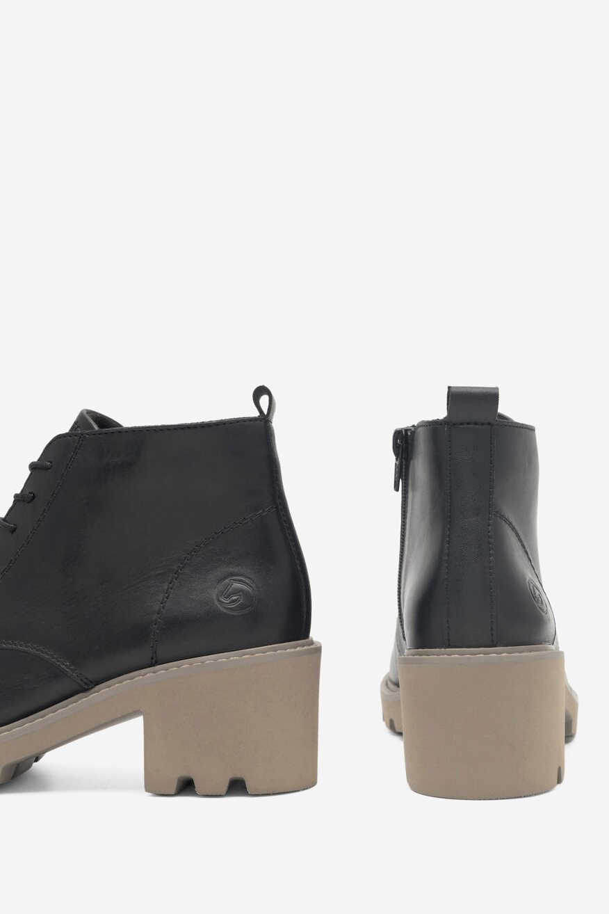 
                Remonte - Trzewiki skórzane ocieplane - 5904862988245