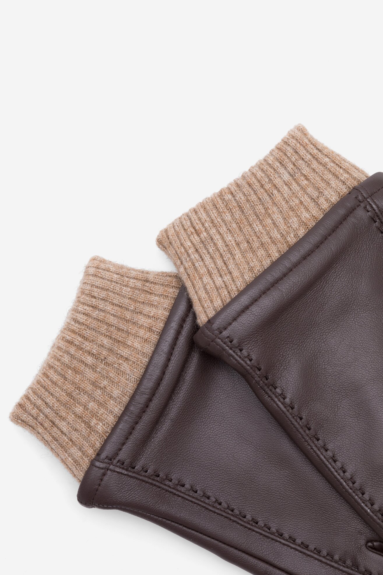 Мъжки ръкавици Lasocki 2M6-001-AW23 КАФЯВ