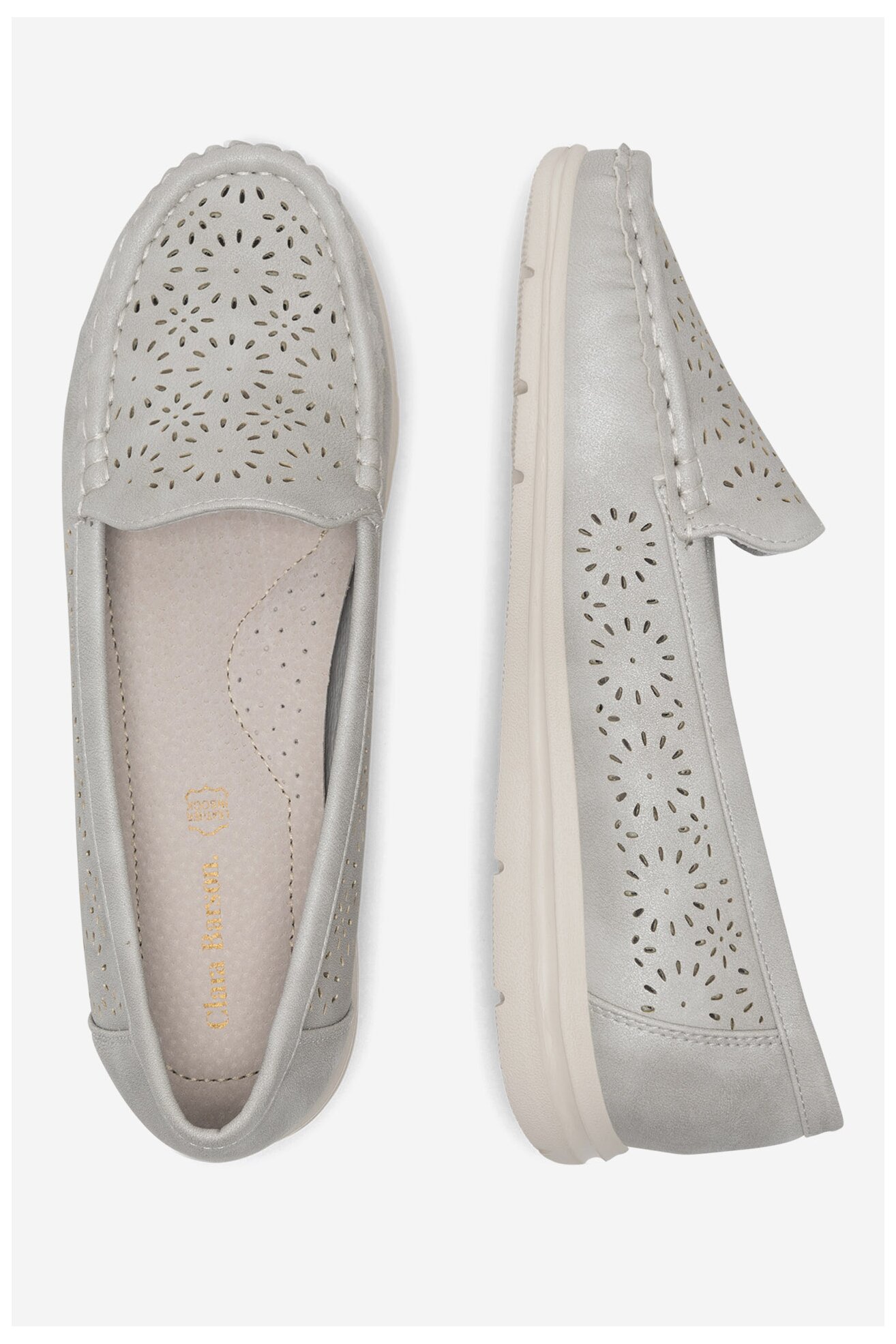 Mokaszin Clara Barson KFB22SH002 SZÜRKE