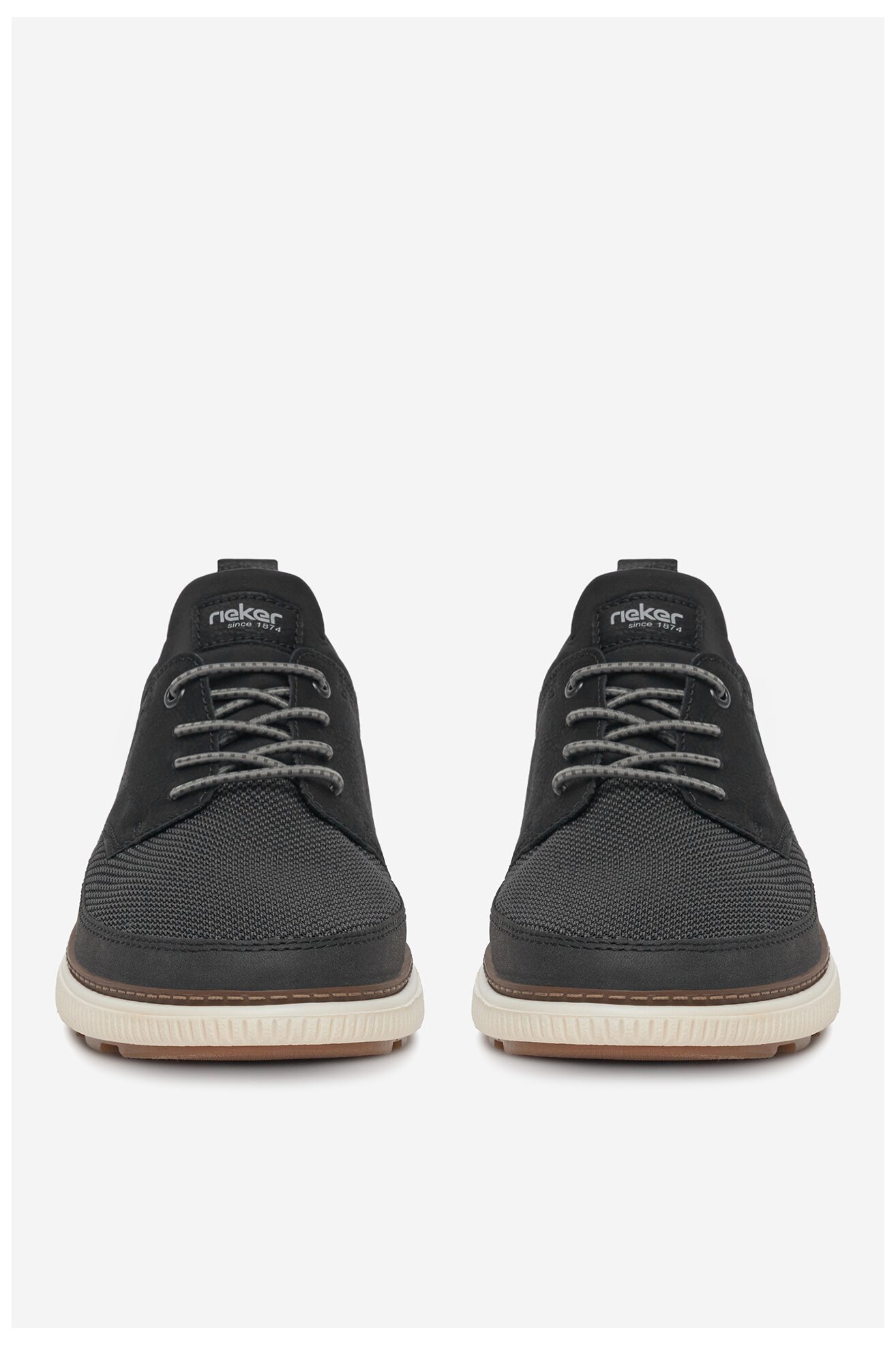 Półbuty Rieker B3354-00 Czarny