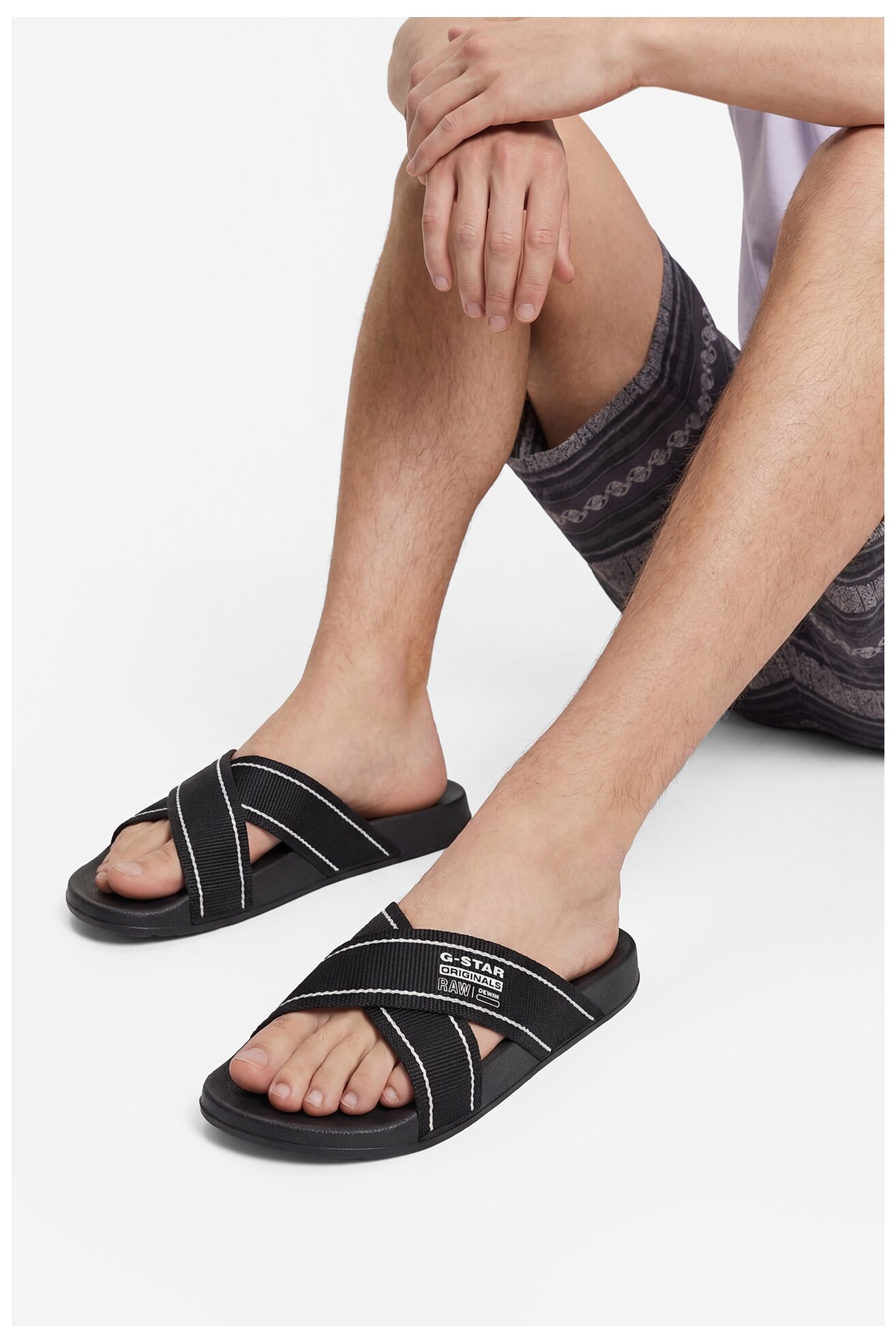 Шльопанець G-STAR RAW CEO-SS26-3C042 ЧОРНИЙ