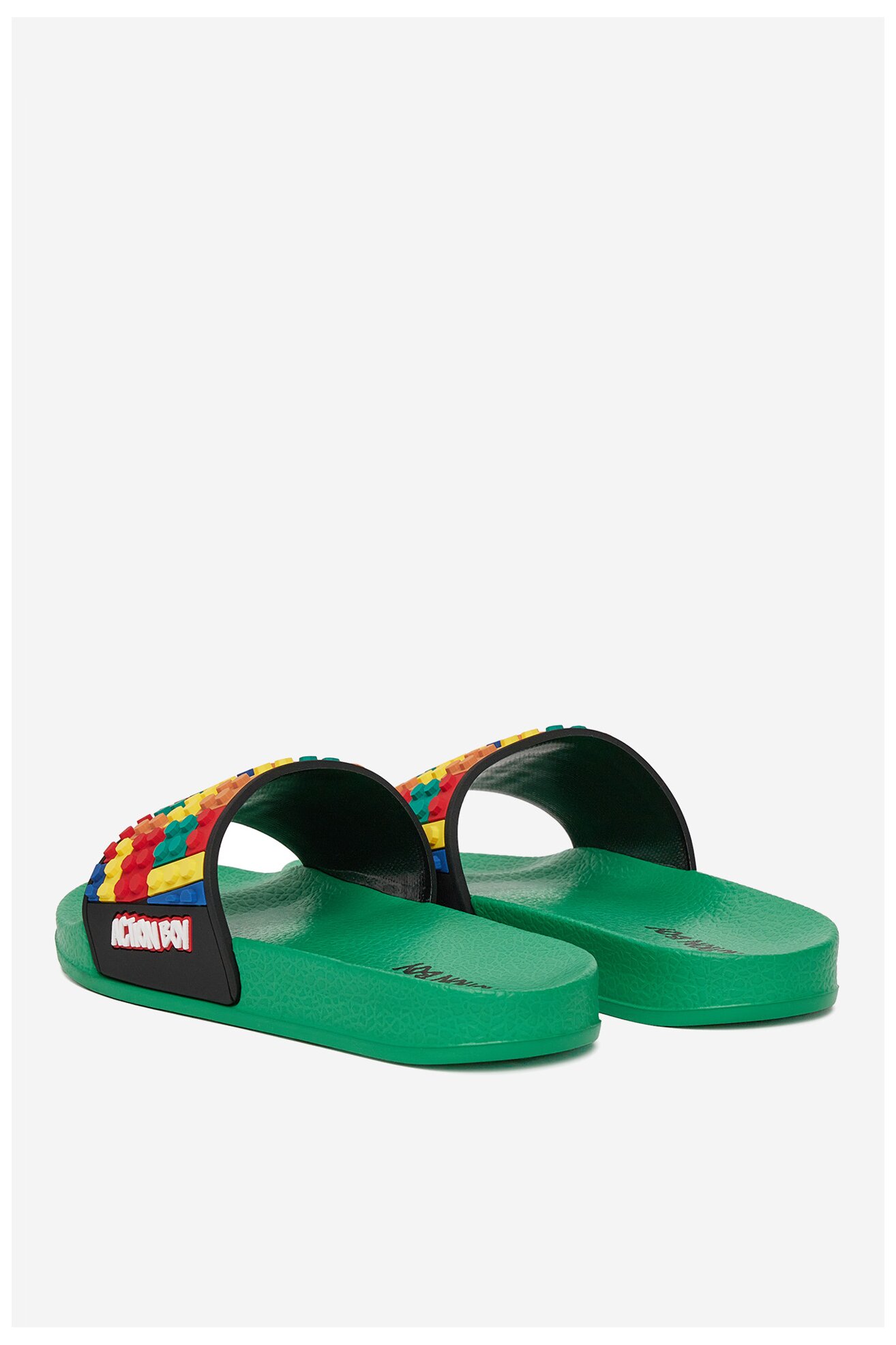 Klapki basenowe Action Boy P3047043K Zielony