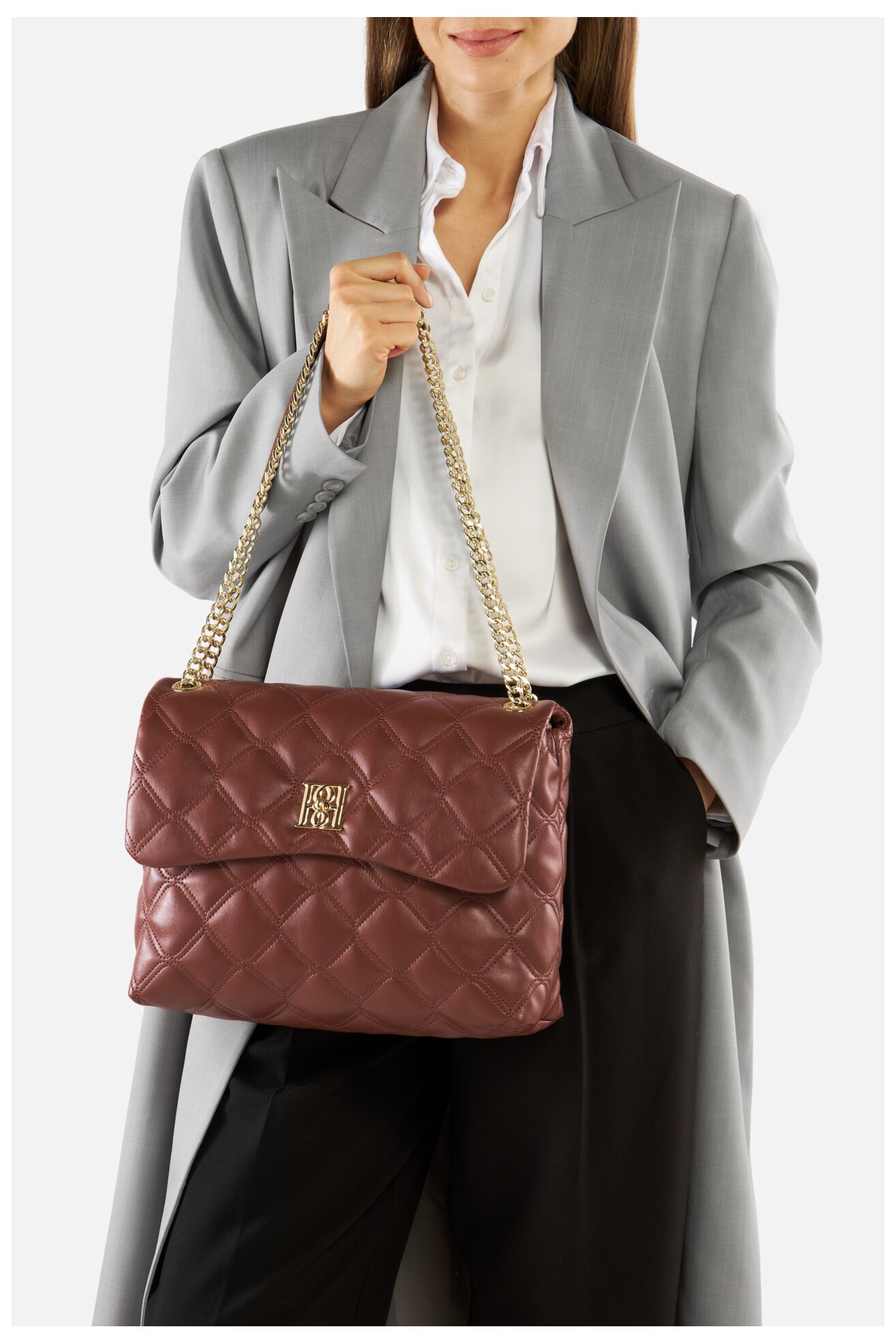 Torebka Badura NB2403-H0547 Brązowy ciemny