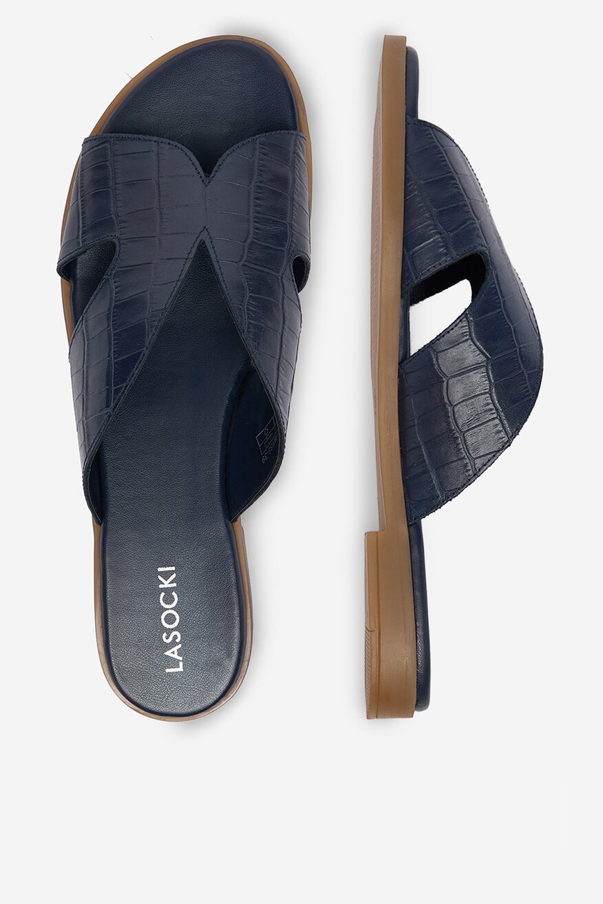 
                        Klapki Lasocki CEO-WI33-FOXI-61 Granatowy - 5907964077237