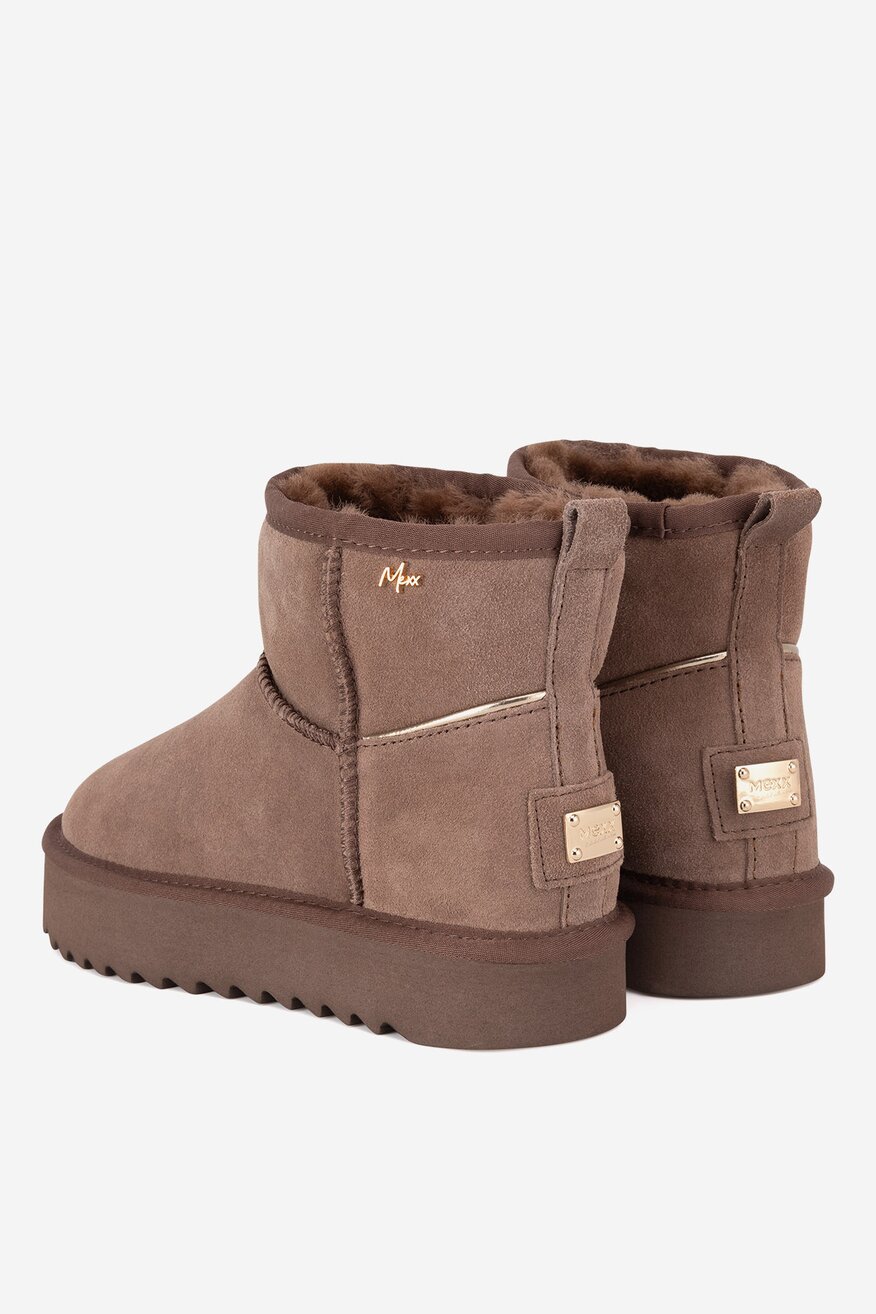Kotníková obuv Mexx HNĚDÁ - 5905588940418