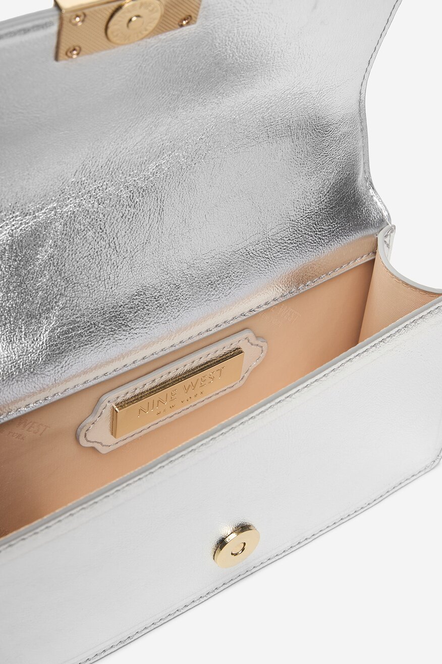 
                Сумка З Ремінцем NINE WEST СРІБНИЙ - 5906751863114