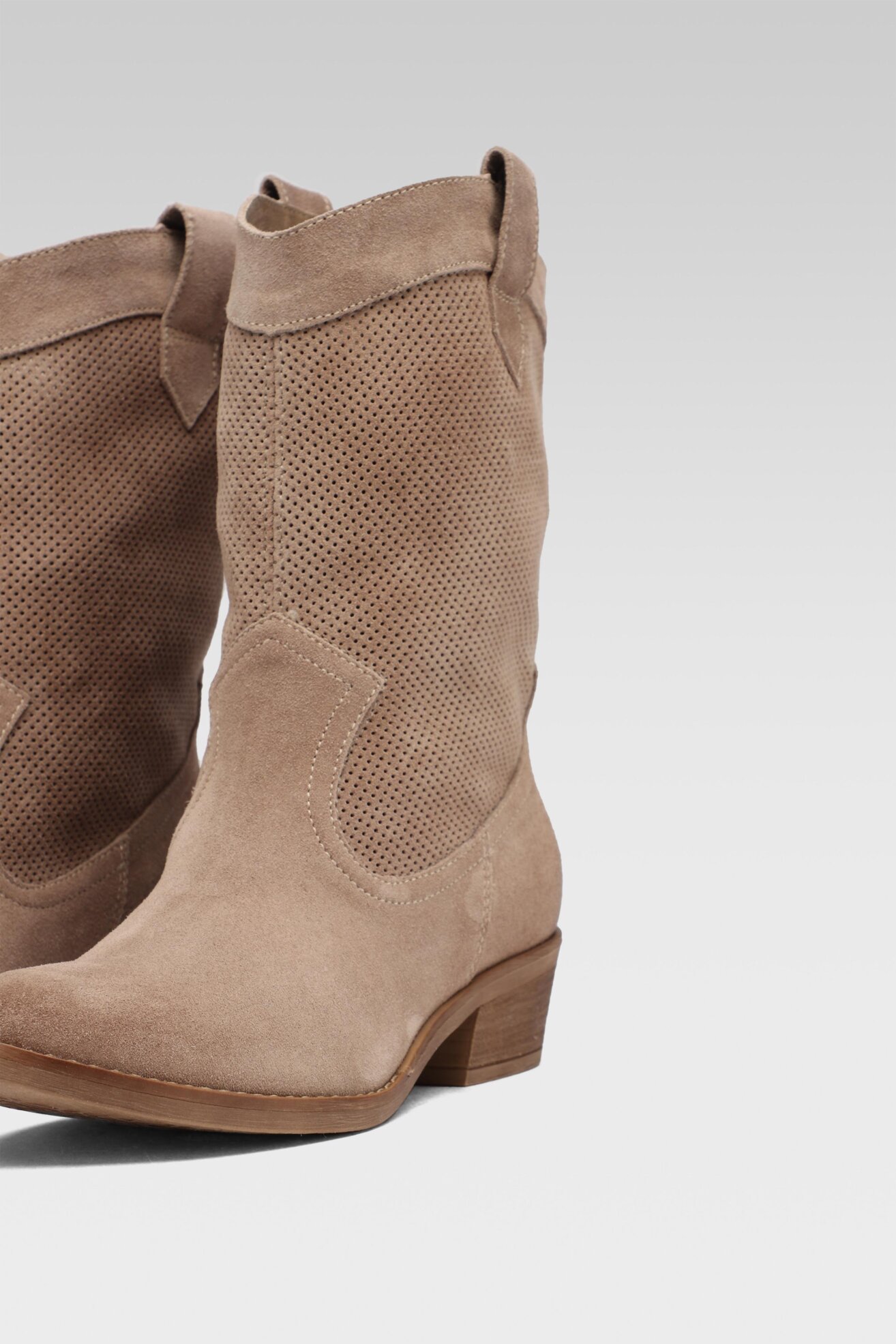 Botki Lasocki ANIA-01 Beżowy ciemny