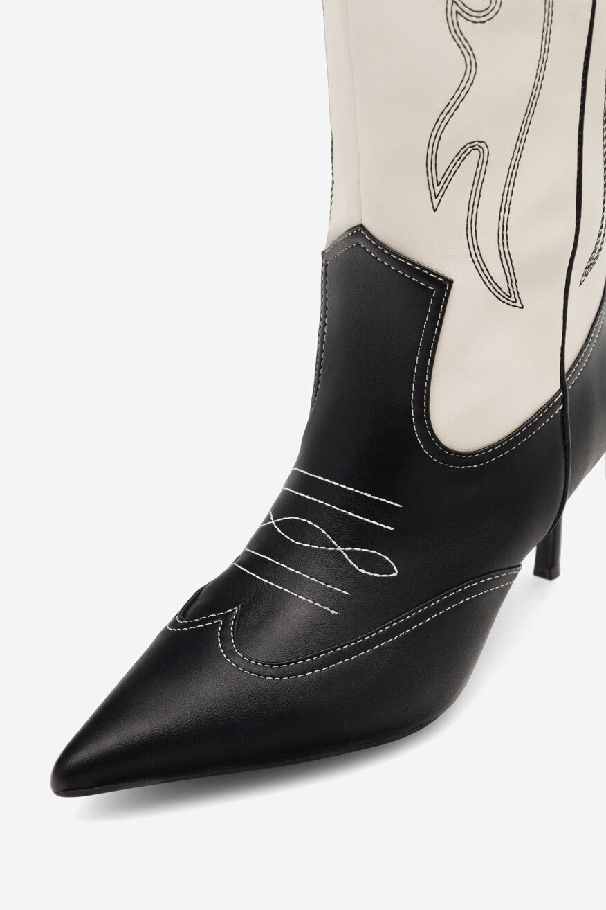 NINE WEST - Kowbojki na szpilce - 5905588143819