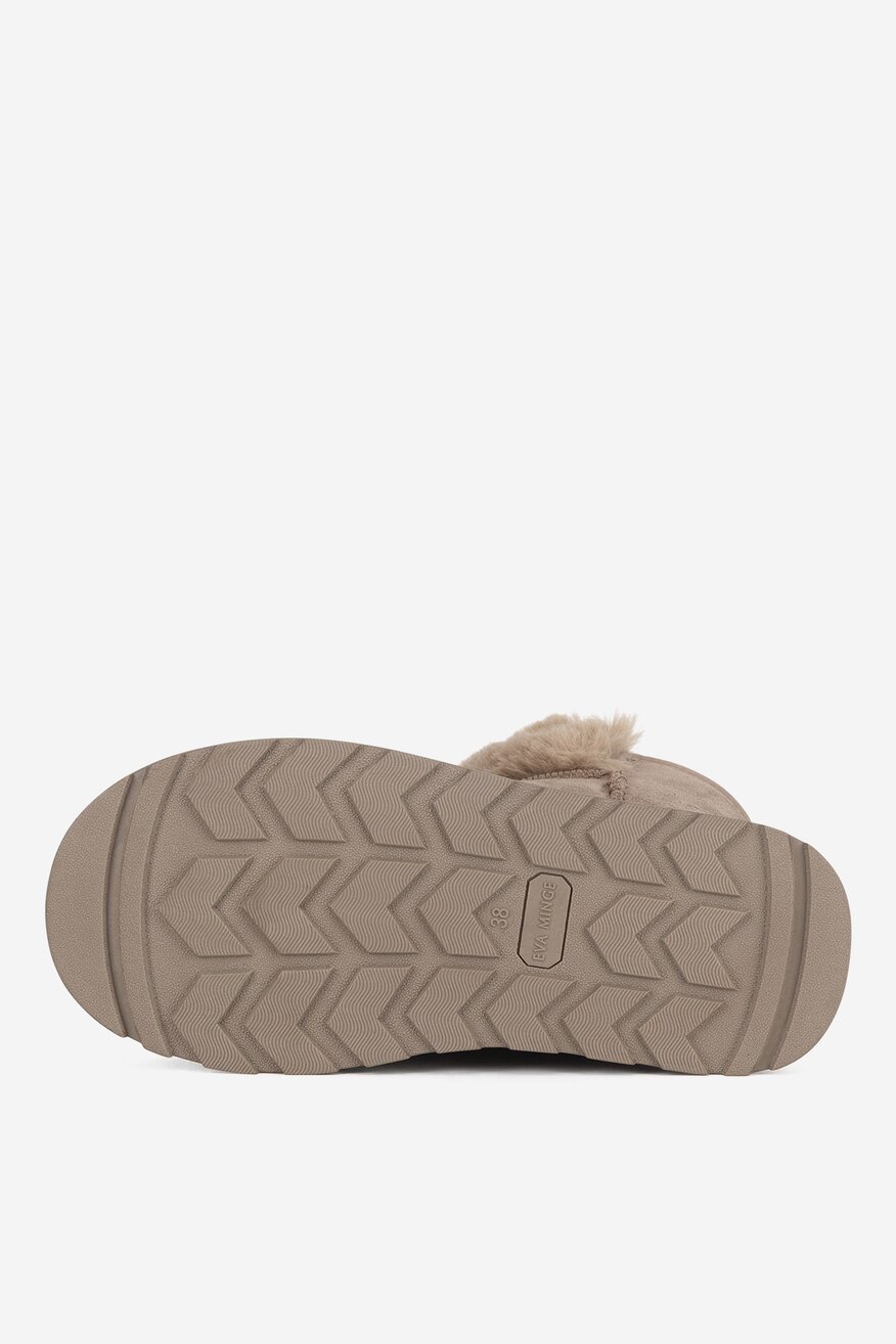 
                EVA MINGE - Śniegowce zamszowe ocieplane - 5905588899693