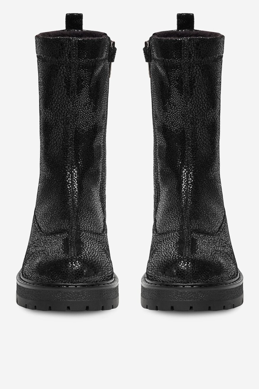 
                Badura - Kozaki skórzane ocieplane - 5906751271841