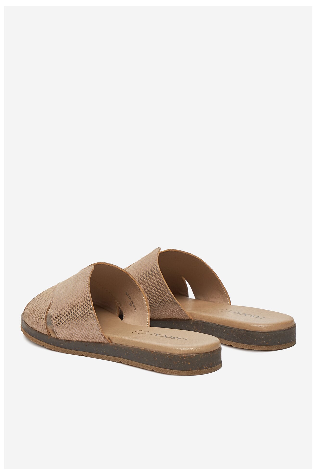 Klapki Lasocki WI16-740A-02 Beżowy