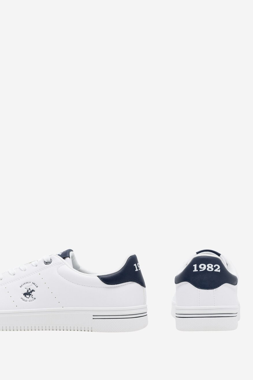 Sneakerși Beverly Hills Polo Club ALB - 5905588426486